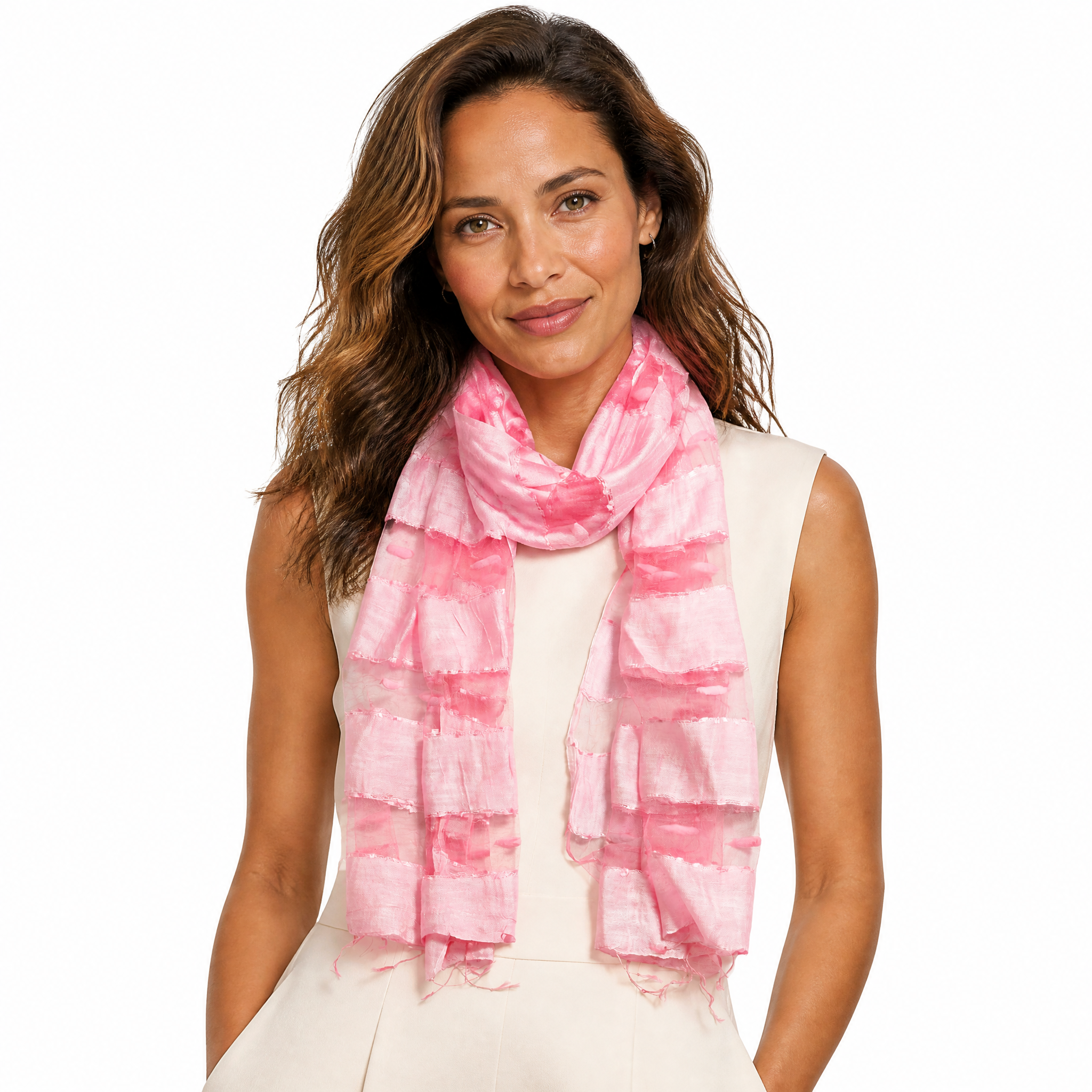 Hand Woven Silk Blended Scarf
