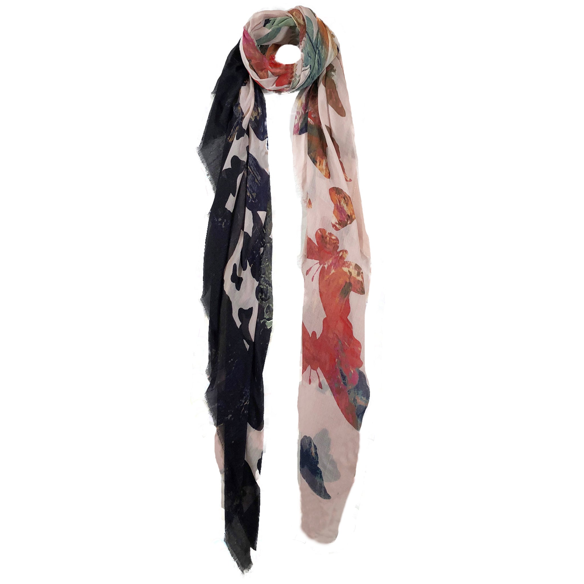 Butterflies Scarf (Denim)