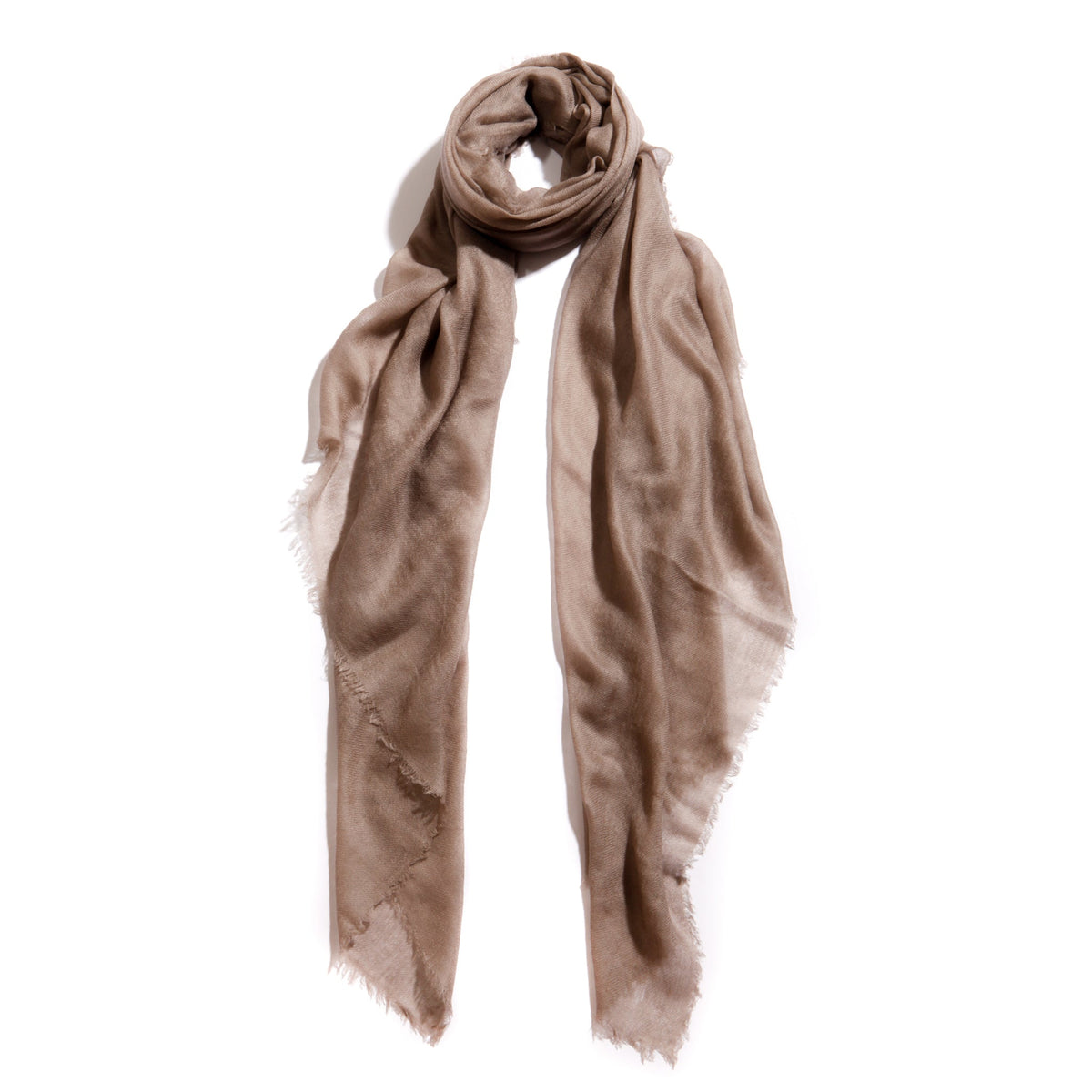 Cashmere Bliss Solid & Ombre Scarf — Blue Pacific — view 2