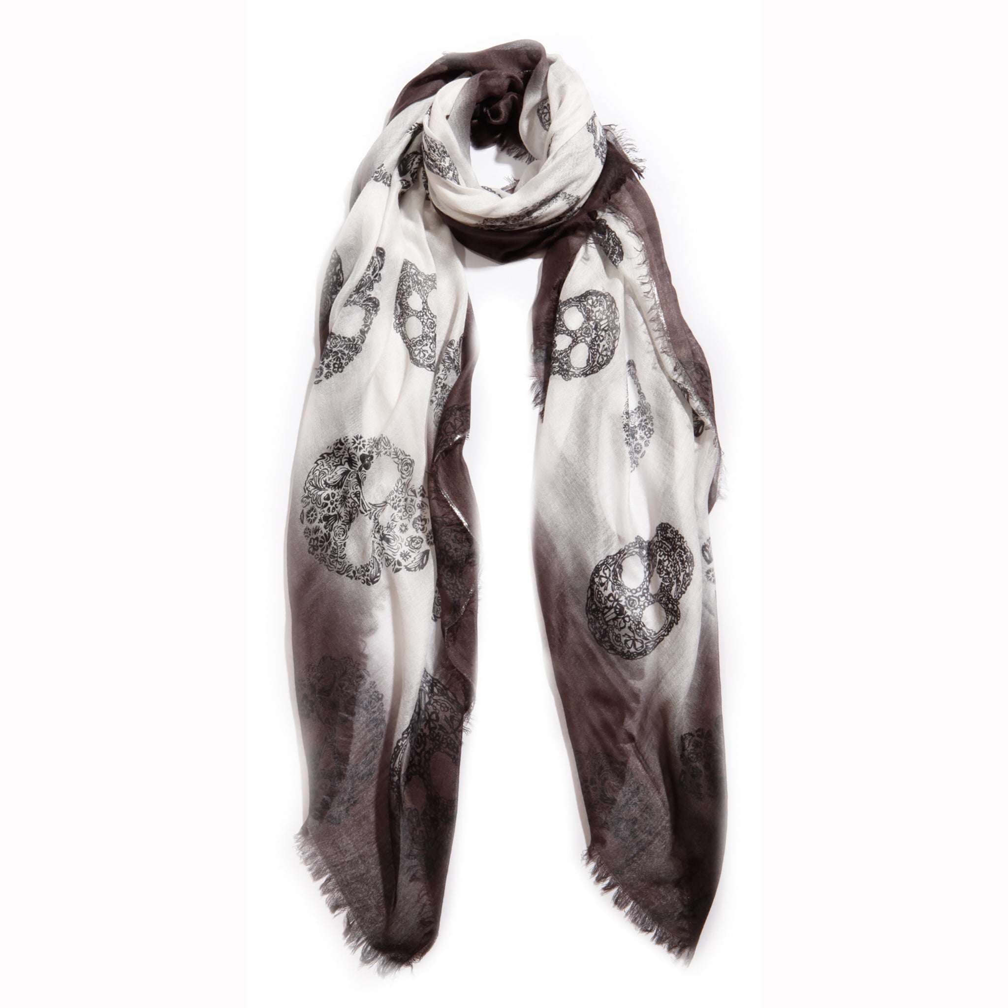 Cashmere Blend Scarves with Specialty Metallic Threading — Blue Pacific — view 15