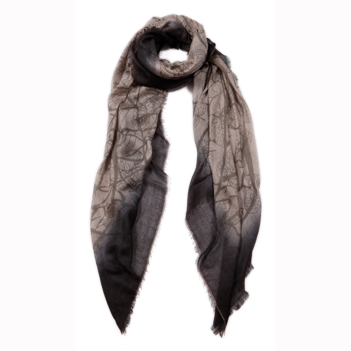 Cashmere Blend Scarves with Specialty Metallic Threading — Blue Pacific — view 13