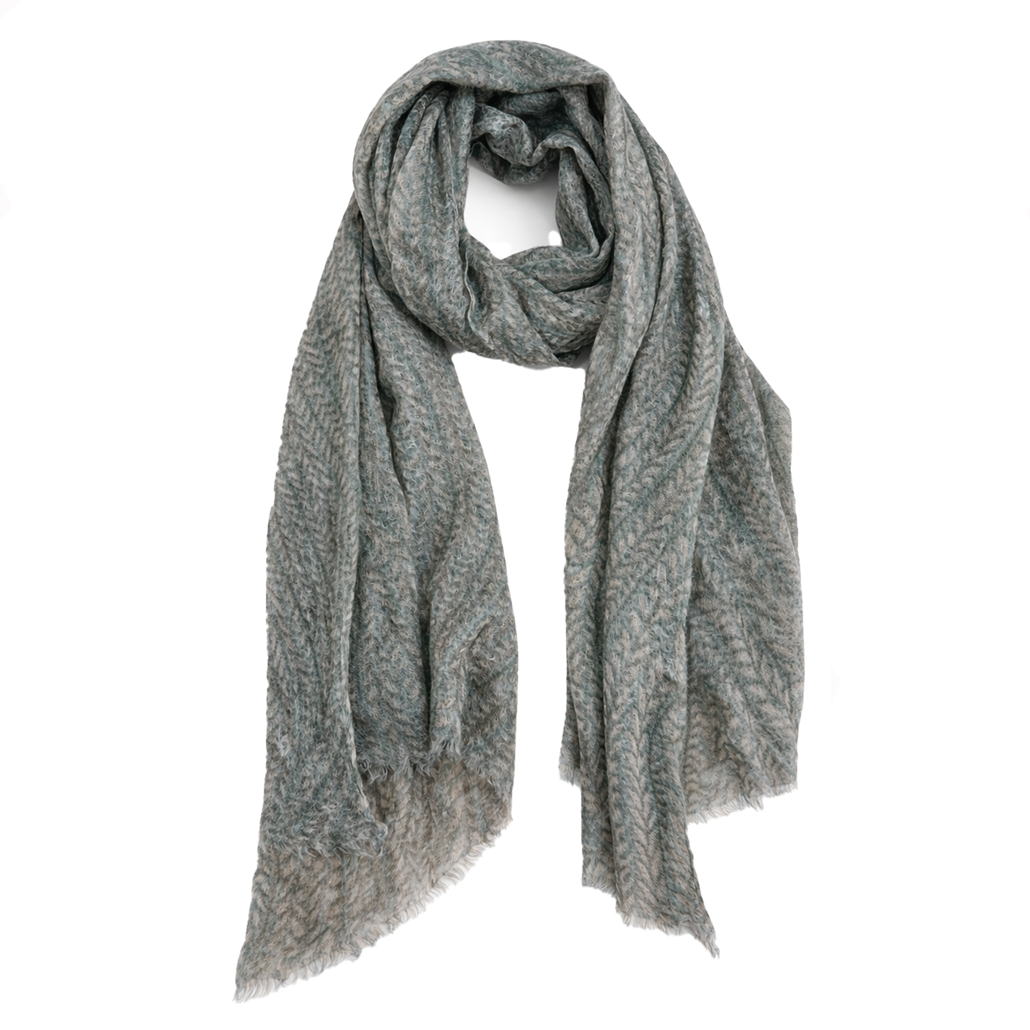 Cashmere Lush Bliss Feathered Chevron