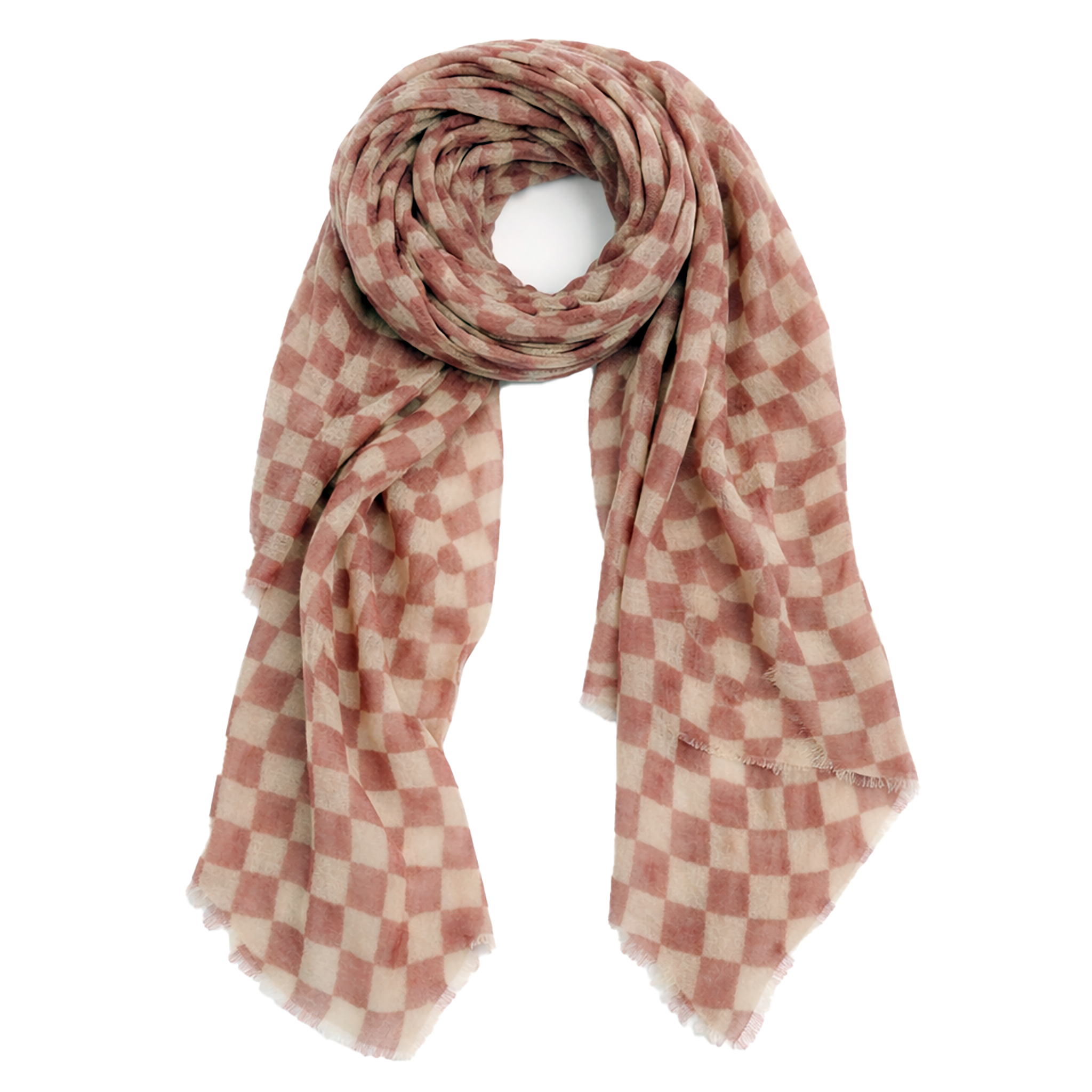 Cashmere Lush Bliss Check Scarves