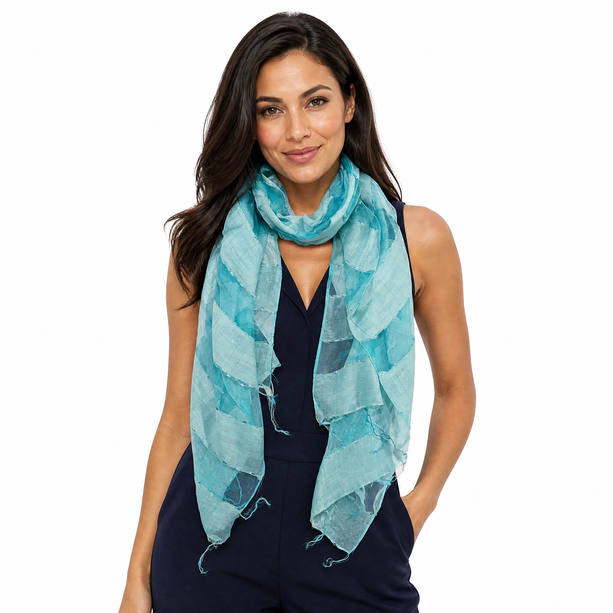 Hand Woven Silk Blended Scarf