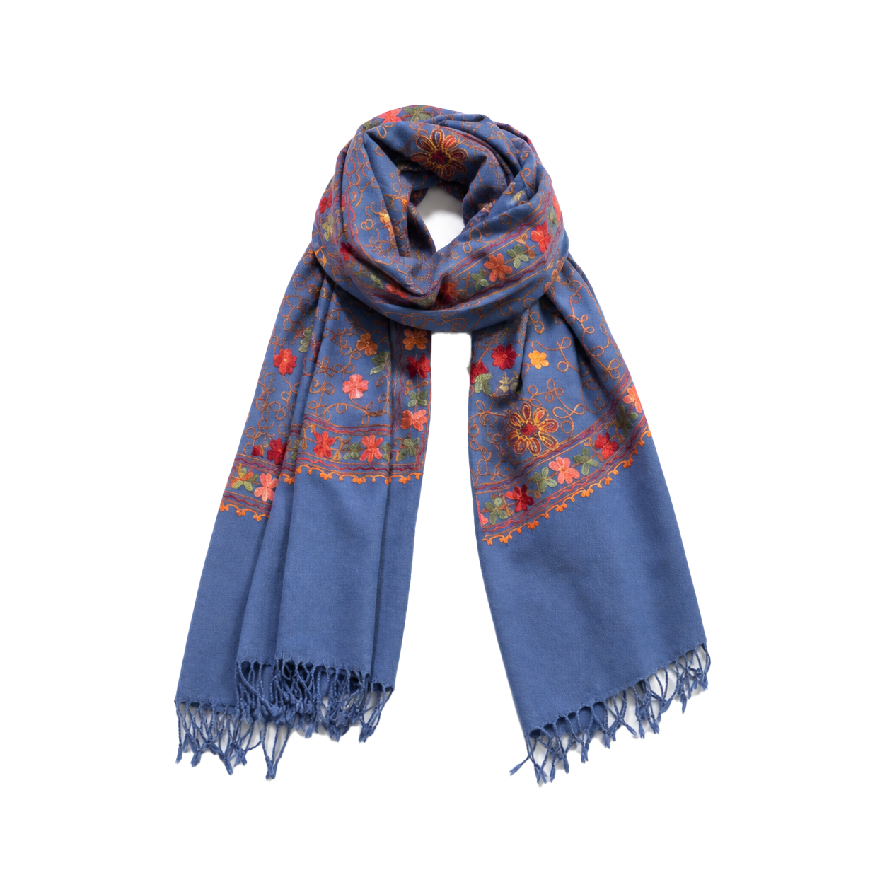 Flowered Embroidery Scarves