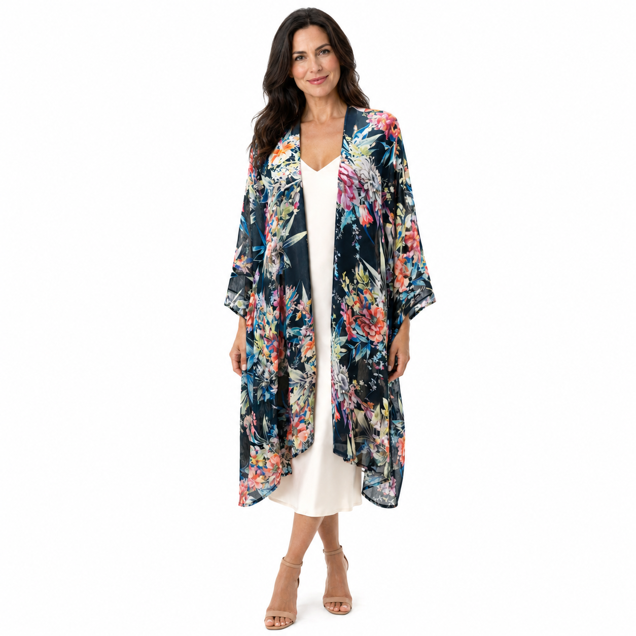 English Floral Kimono