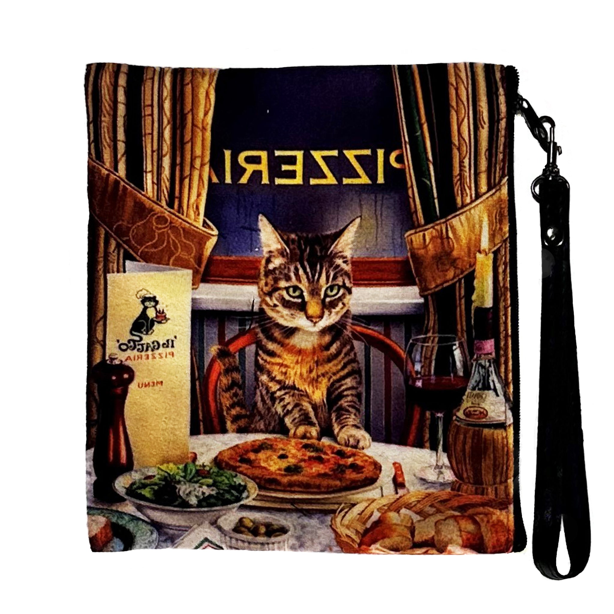 Jonesy Faux Suede Wristlet