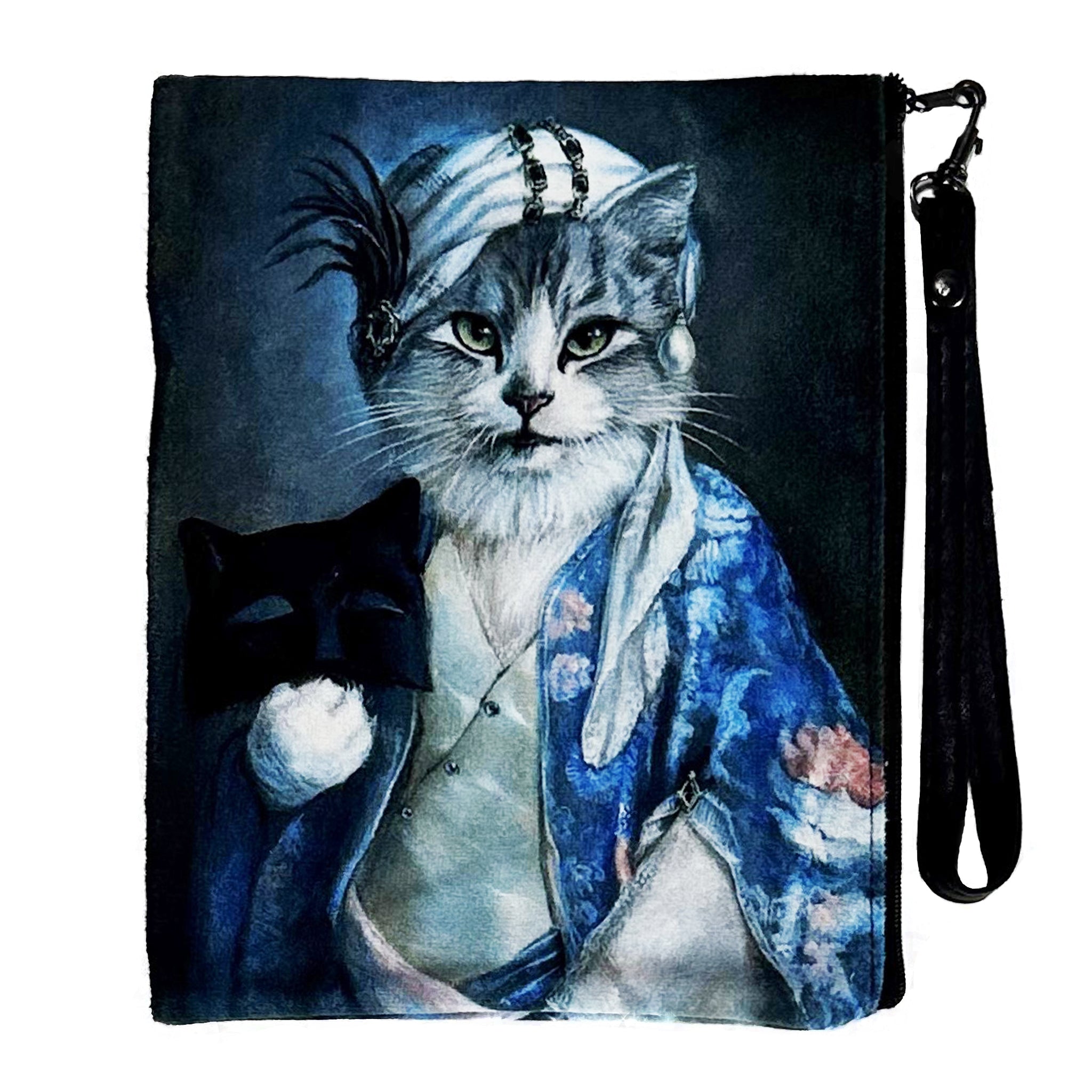 Lawrence Faux Suede Wristlet