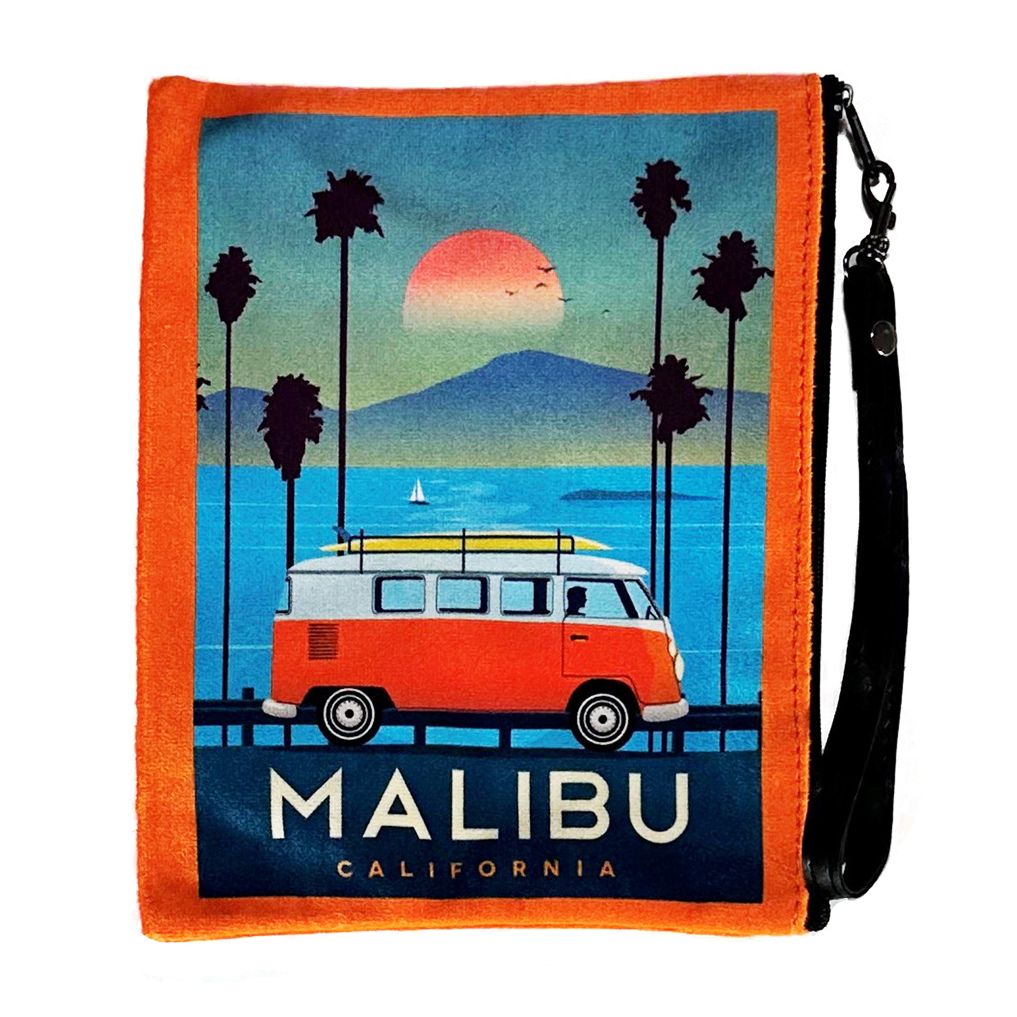 Malibu Faux Suede Wristlet