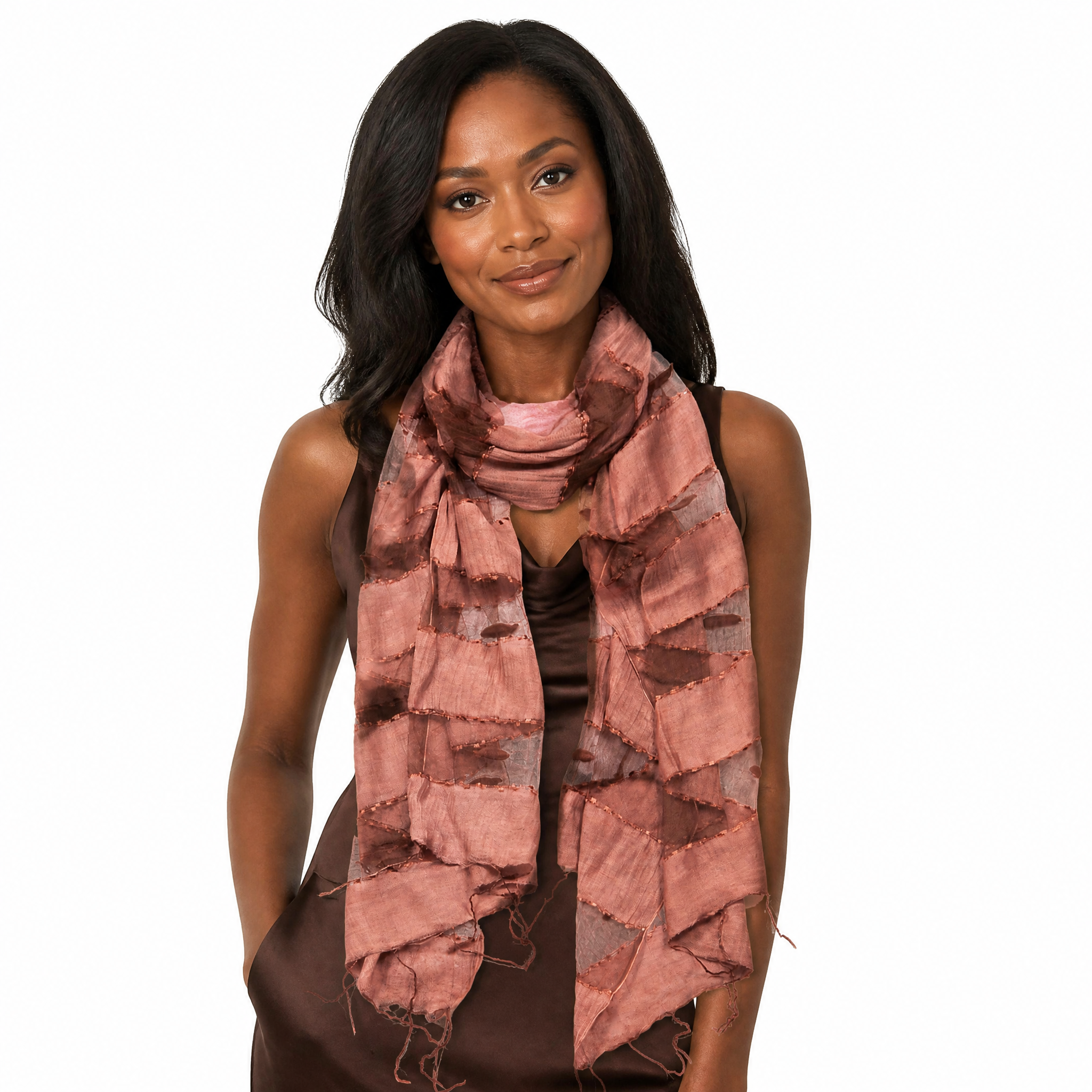 Hand Woven Silk Blended Scarf