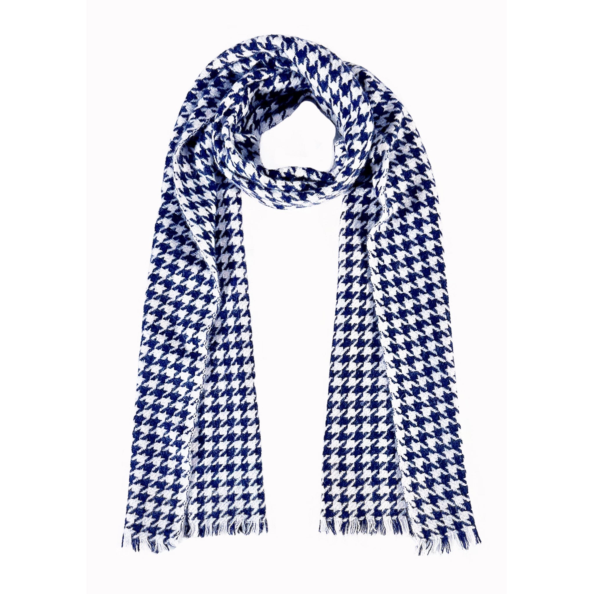 Cashmere Houndstooth Scarf