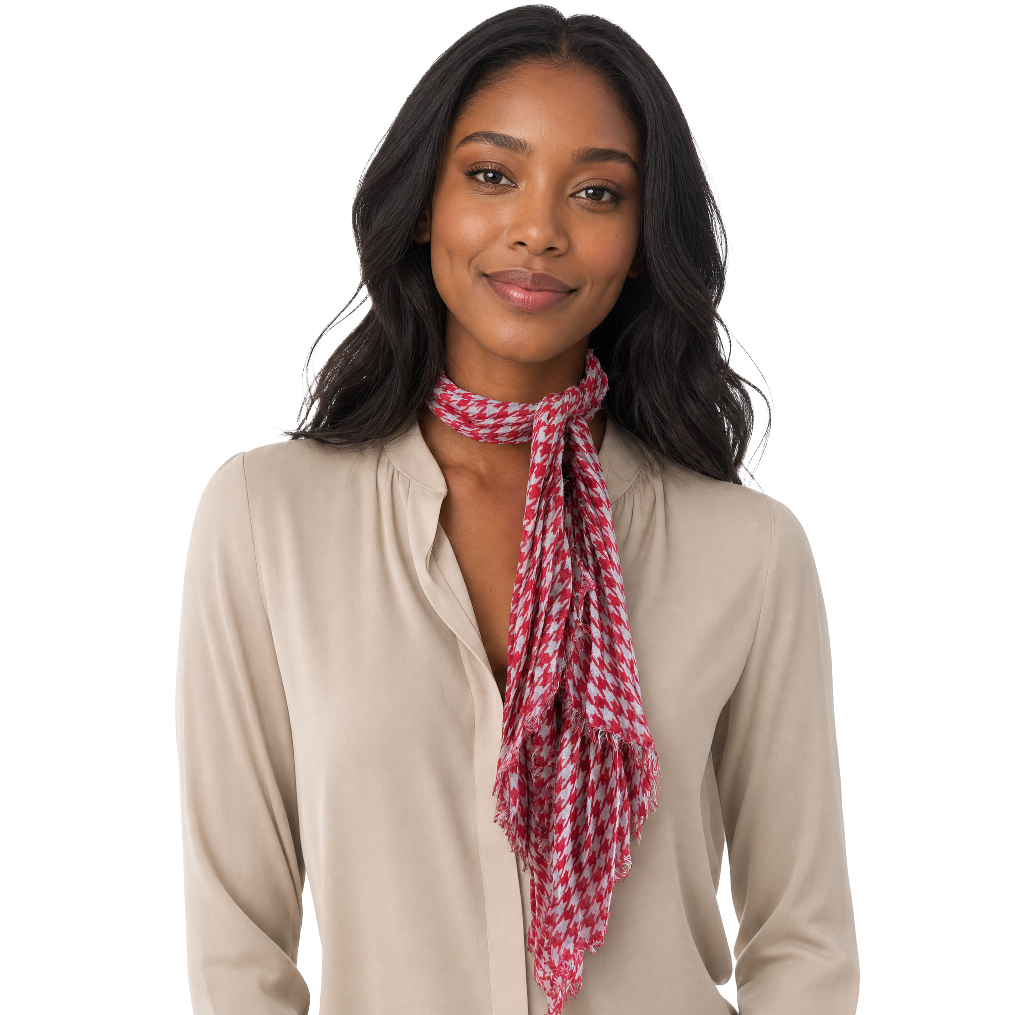 Elephant Houndstooth Neckerchief