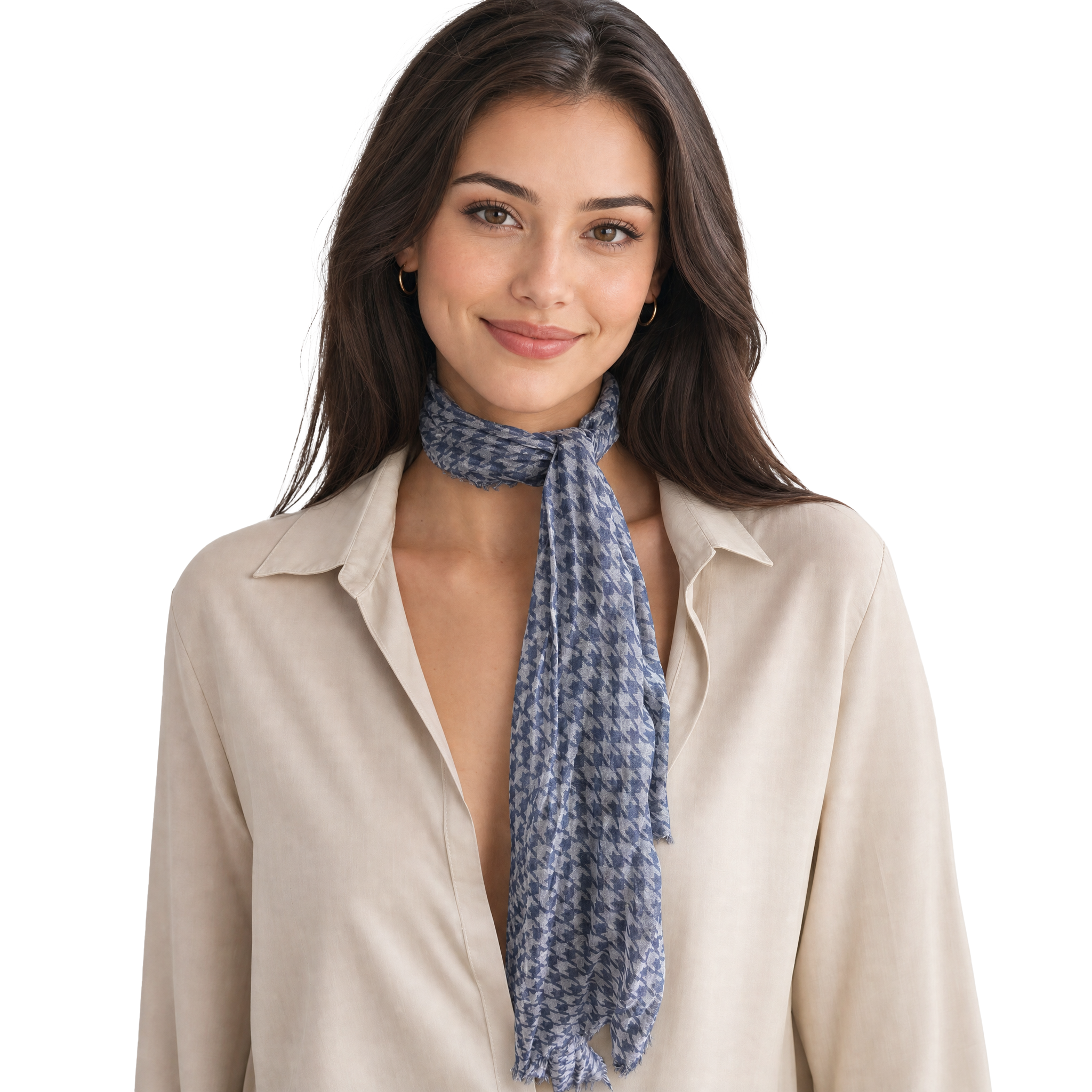 Elephant Houndstooth Neckerchief