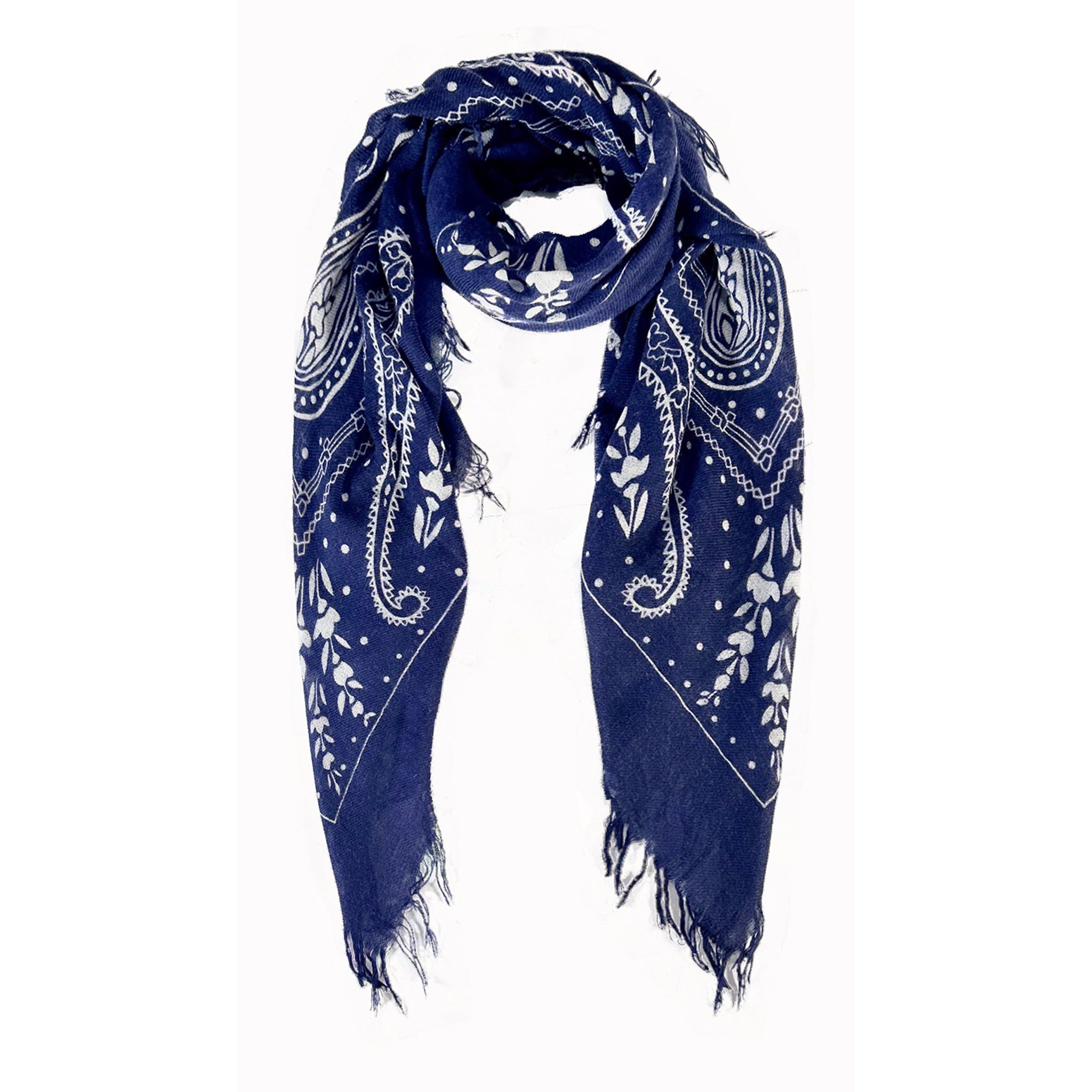 Cashmere Paisley Scarf