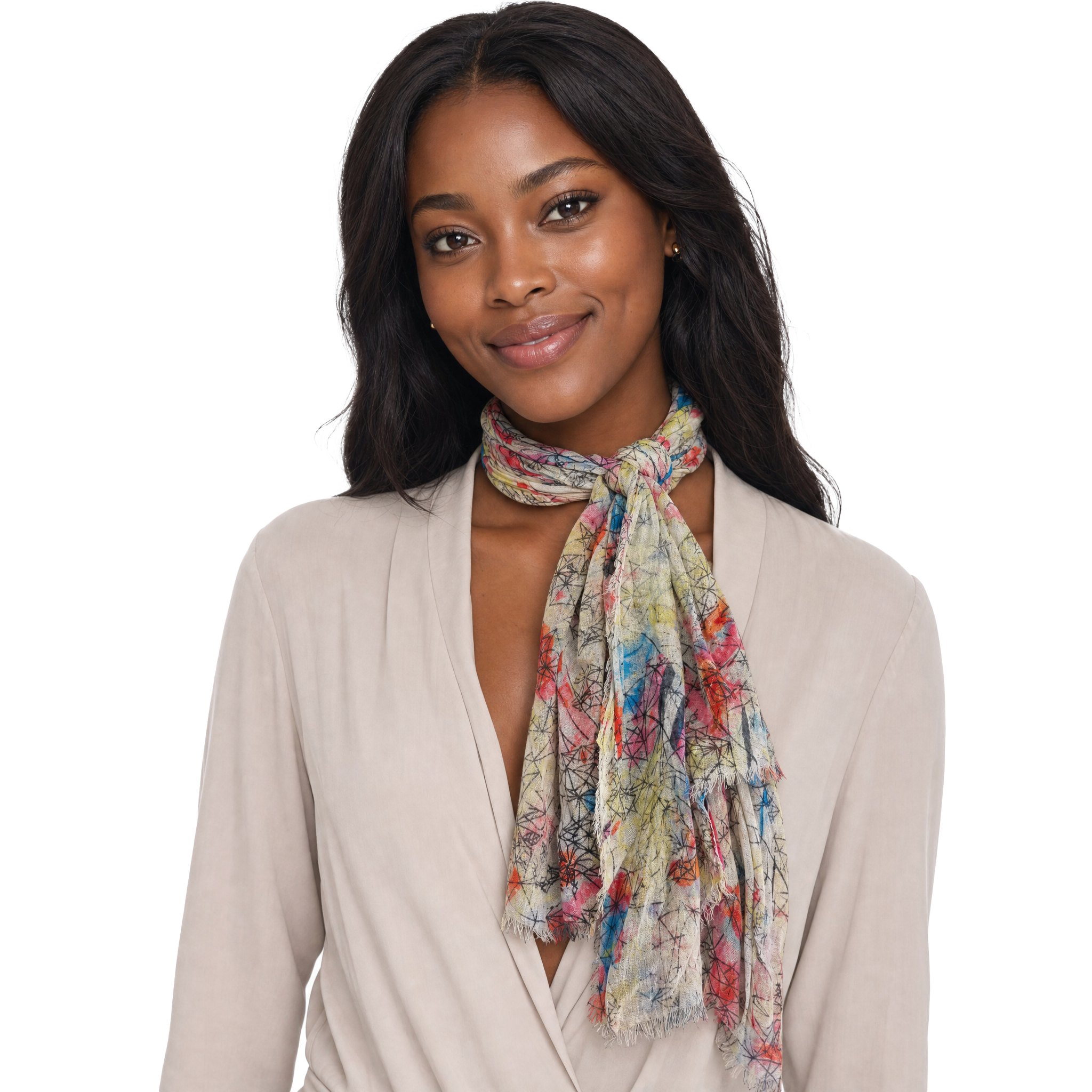 Italian Collection Neckerchief - Ivory