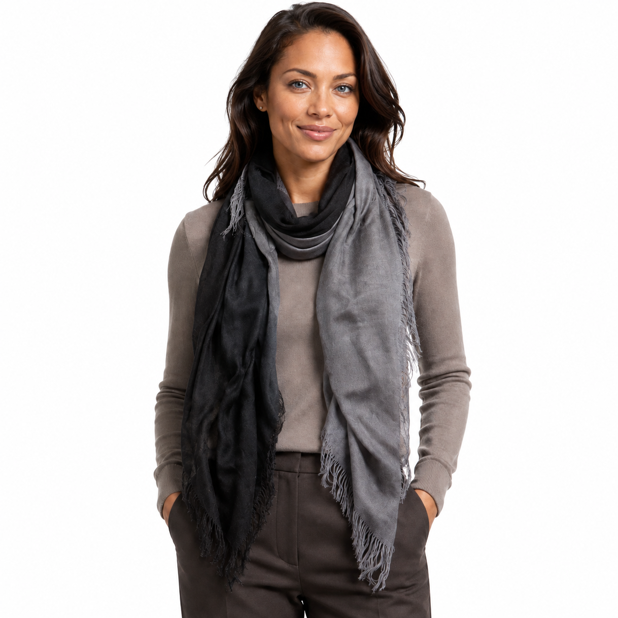 Cashmere Blend Faded Scarves