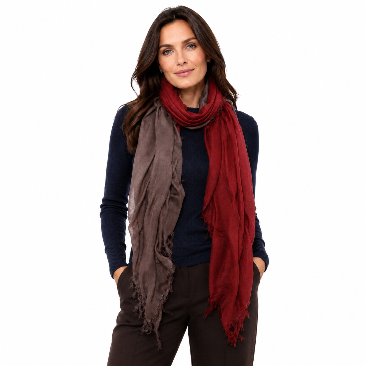 Cashmere Blend Faded Scarves
