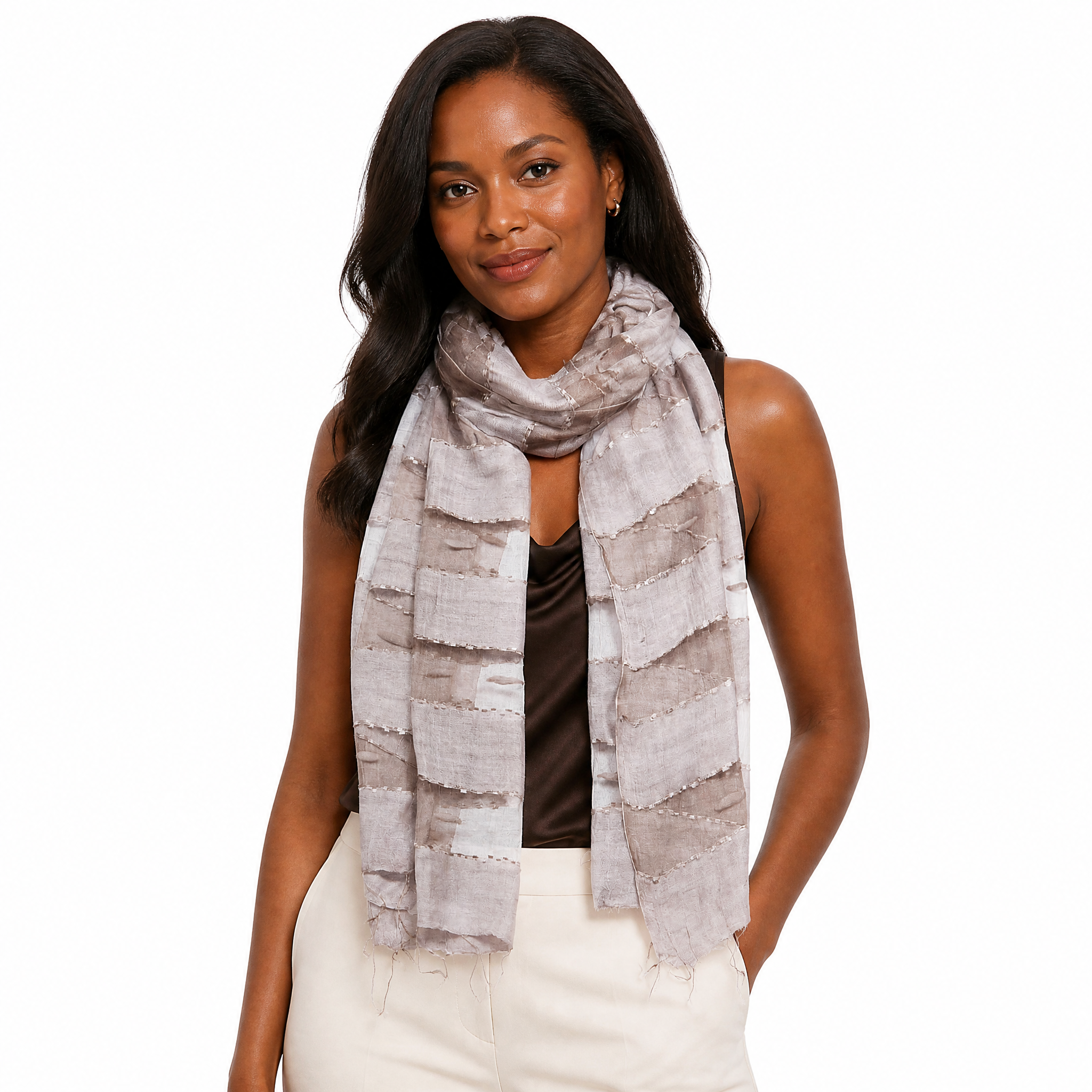 Hand Woven Silk Blended Scarf