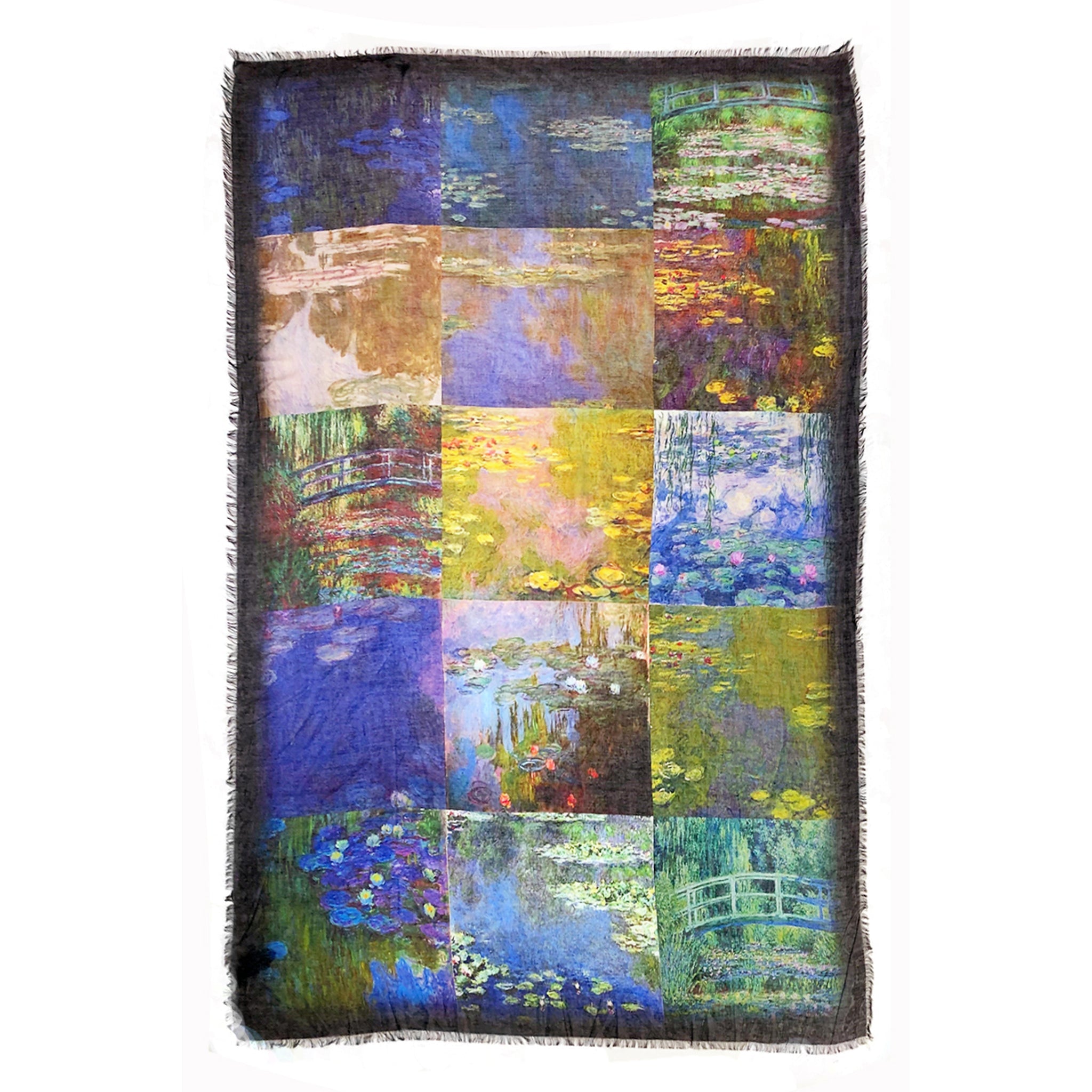 Lilies Scarf (Water Garden)
