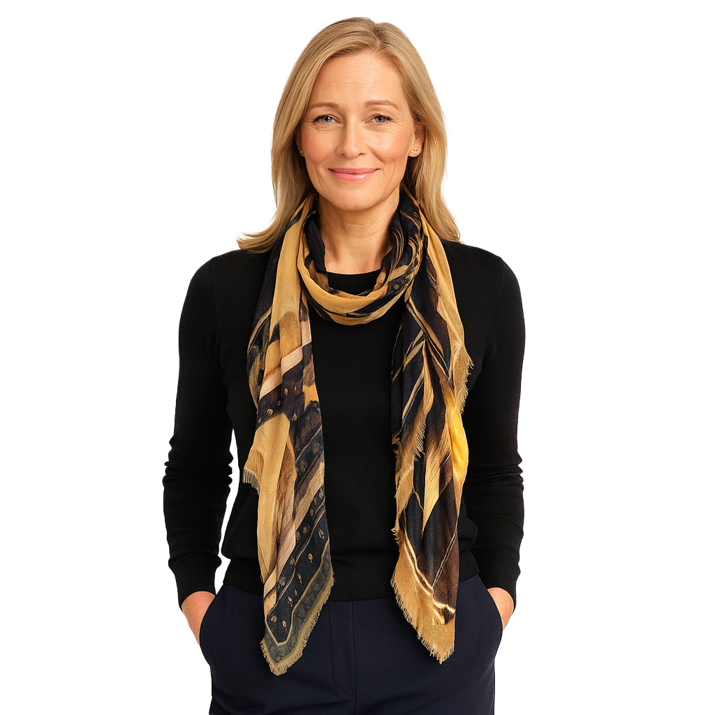 Golden Martinis Scarf