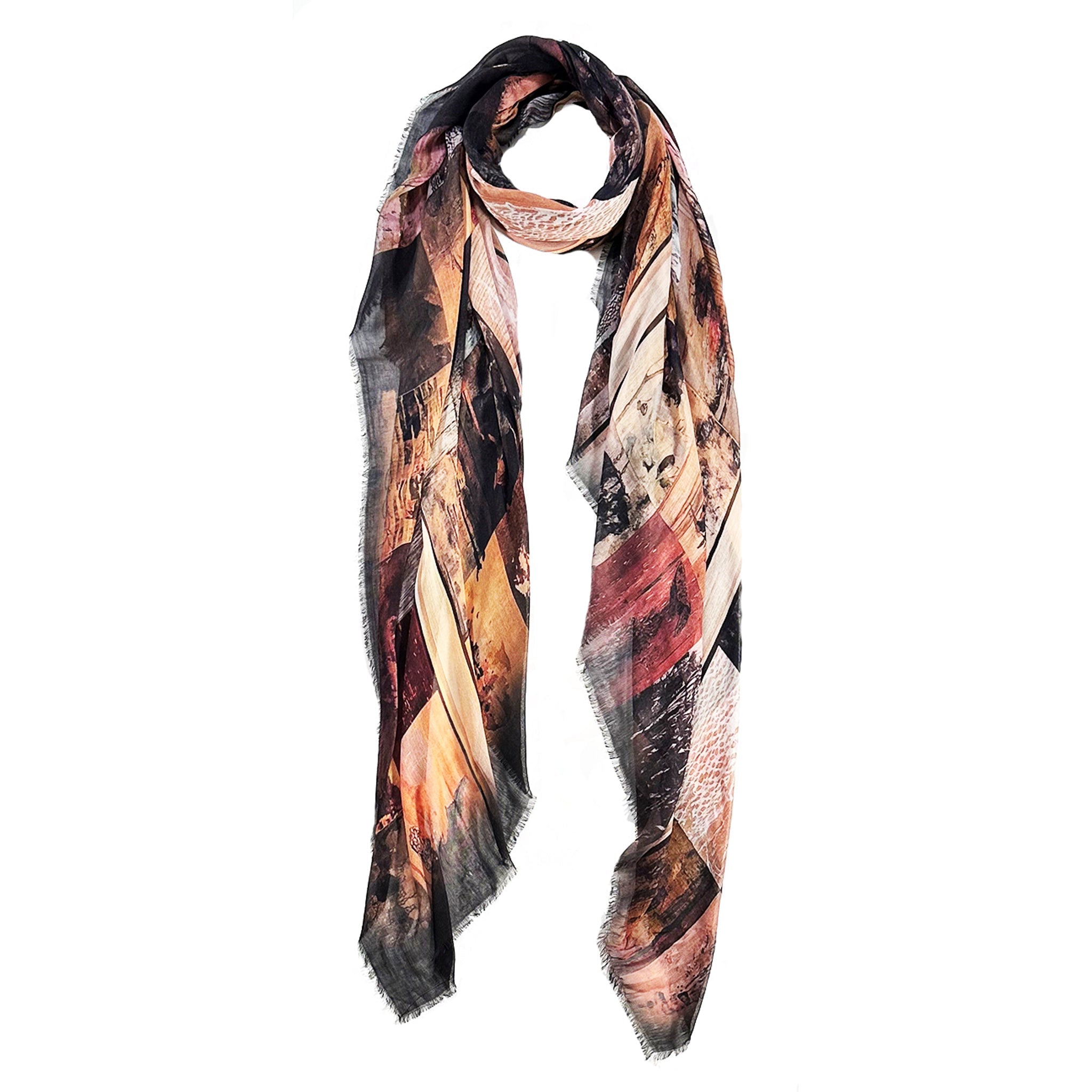 Nature's Mosaic Scarf
