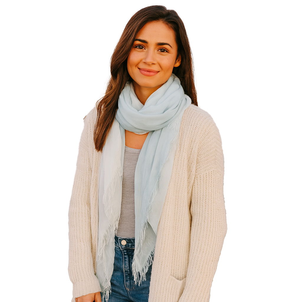 Cashmere Blend Faded Scarves