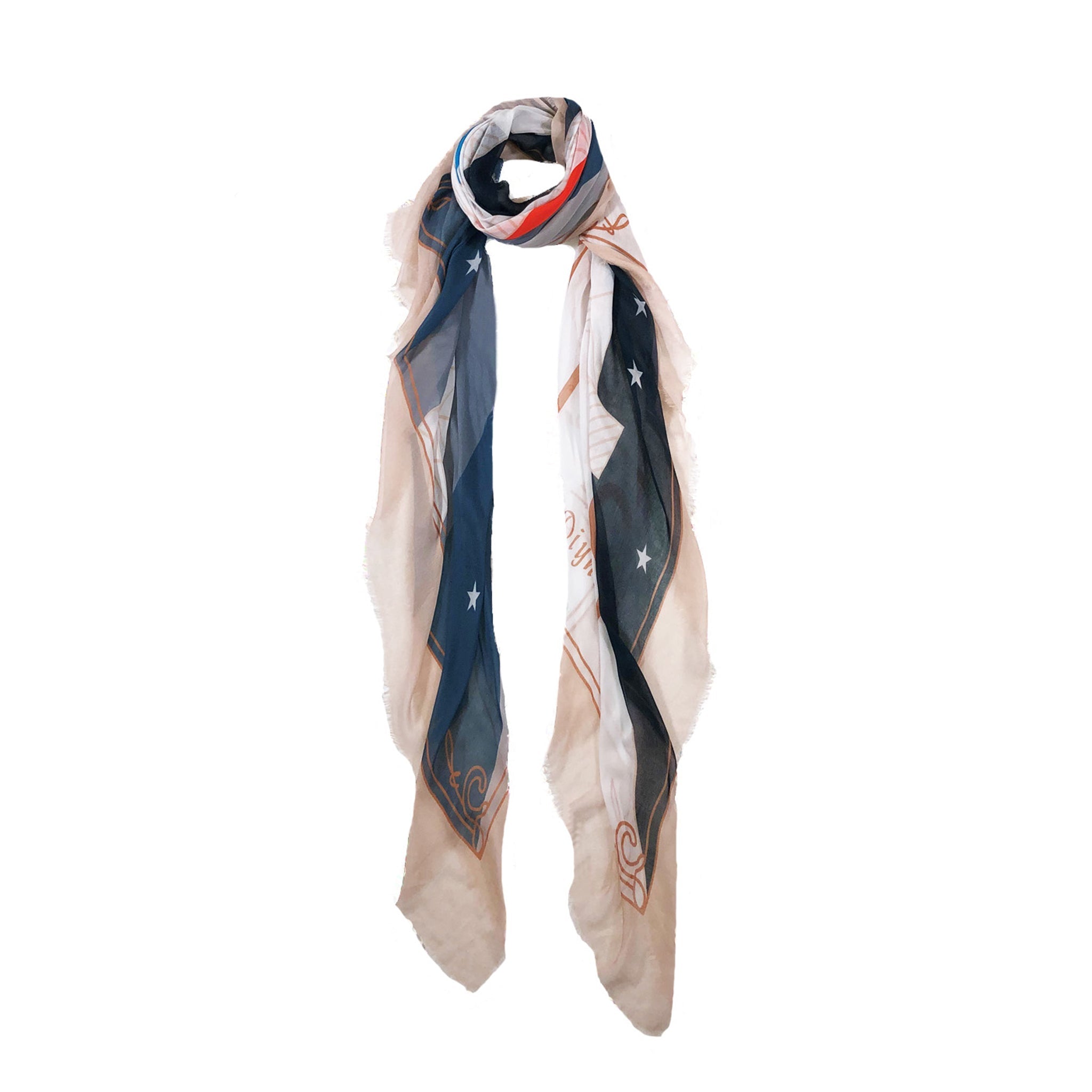 Paris City Poster Scarf