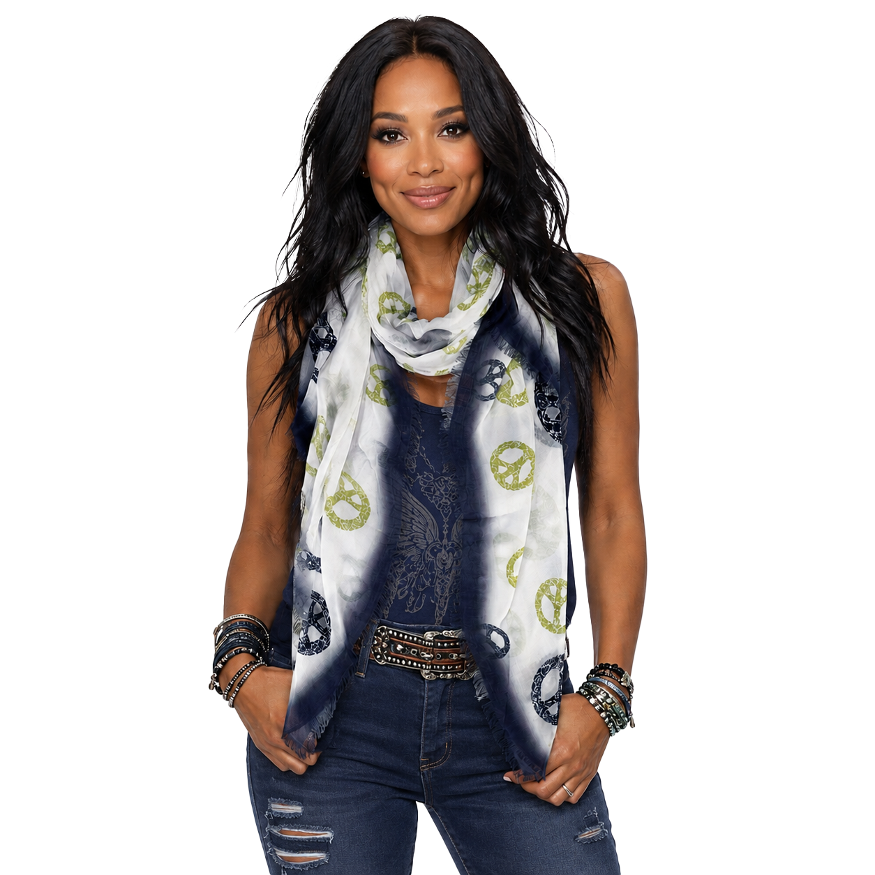 Vintage Peace Scarf