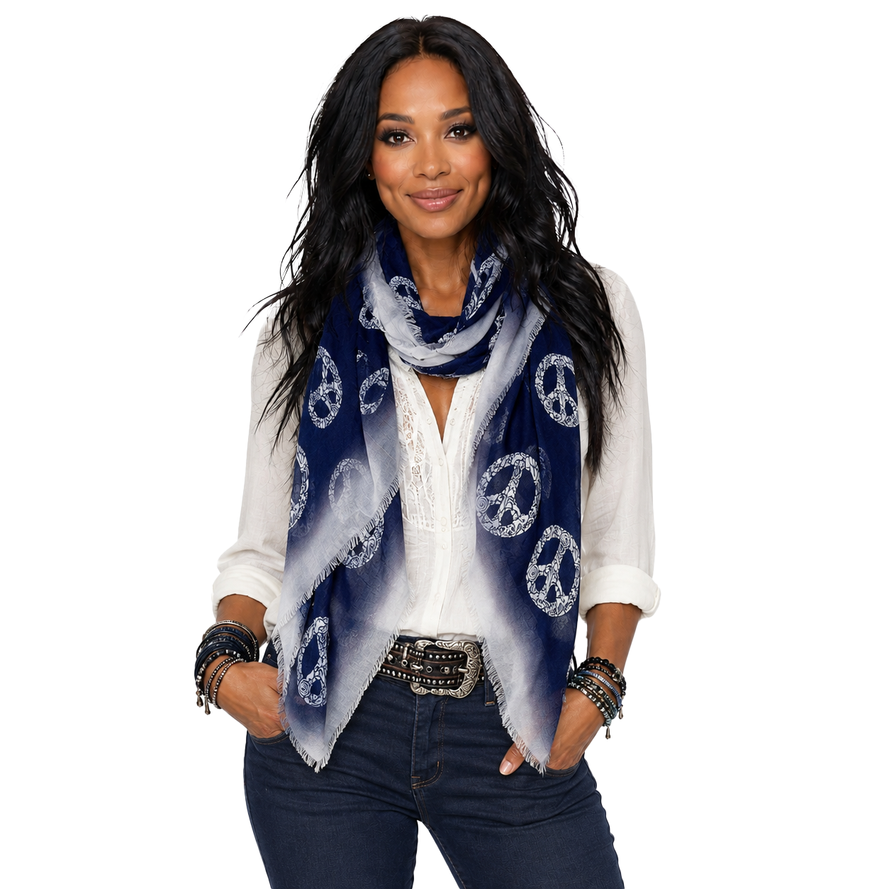 Vintage Peace Scarf