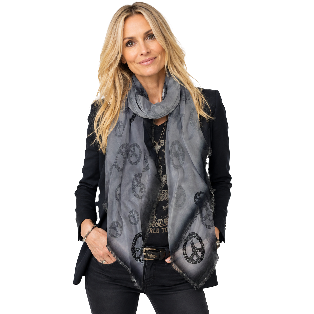 Vintage Peace Scarf