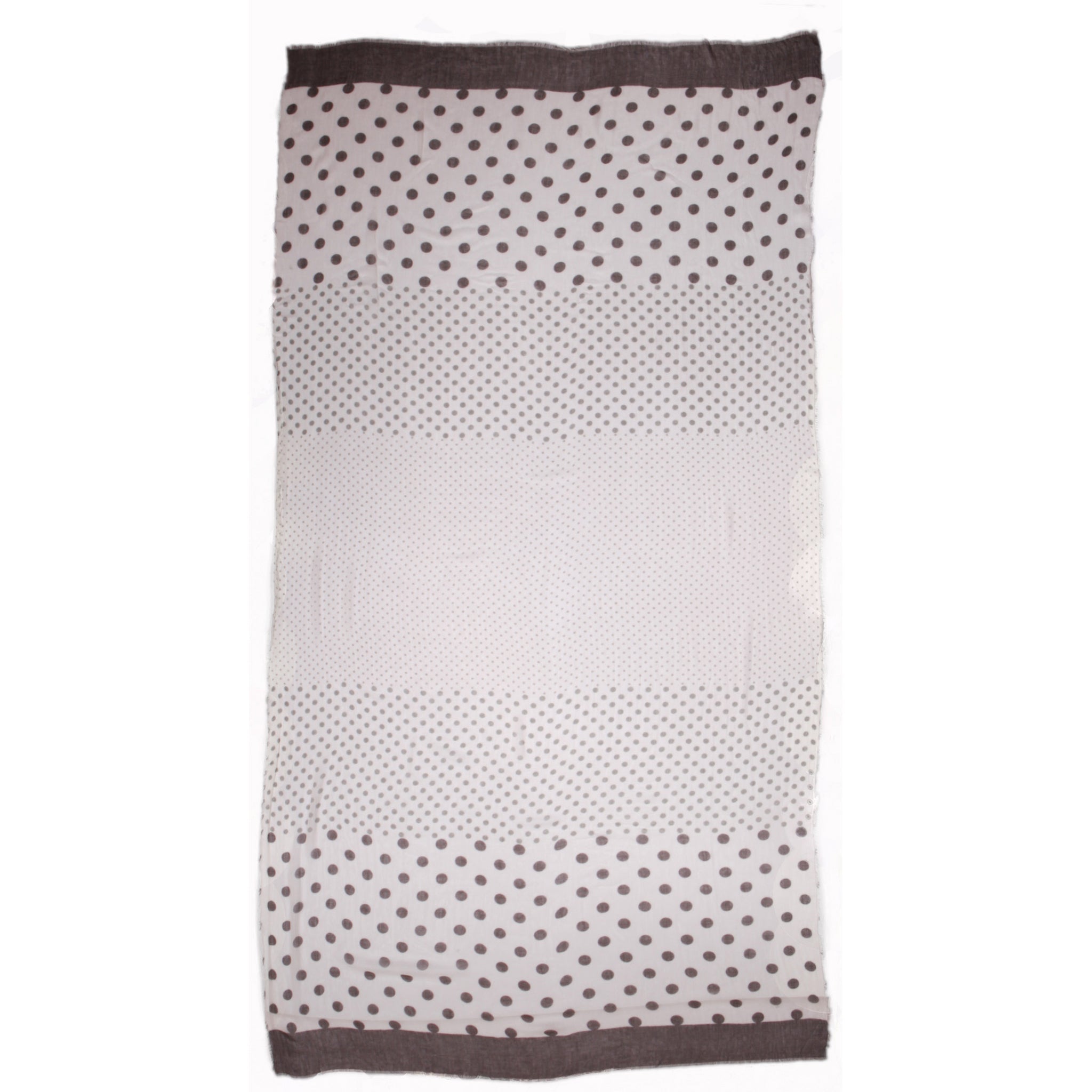 Grey Polka Dot Scarf