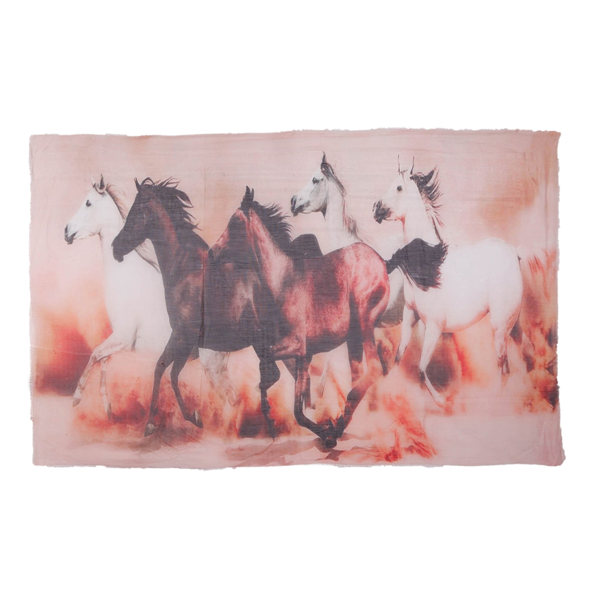 Running Horse Rust Scarf