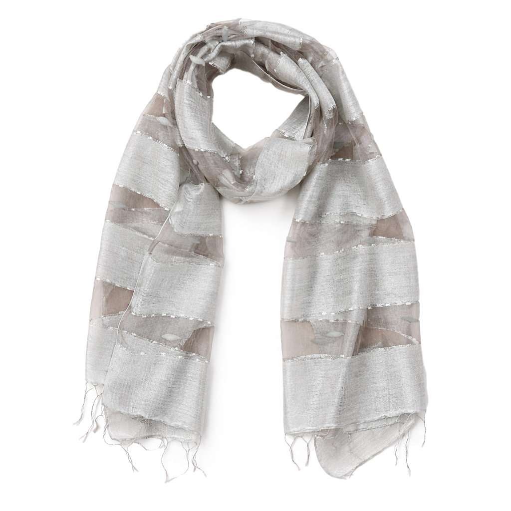 Hand Woven Silk Blended Scarf