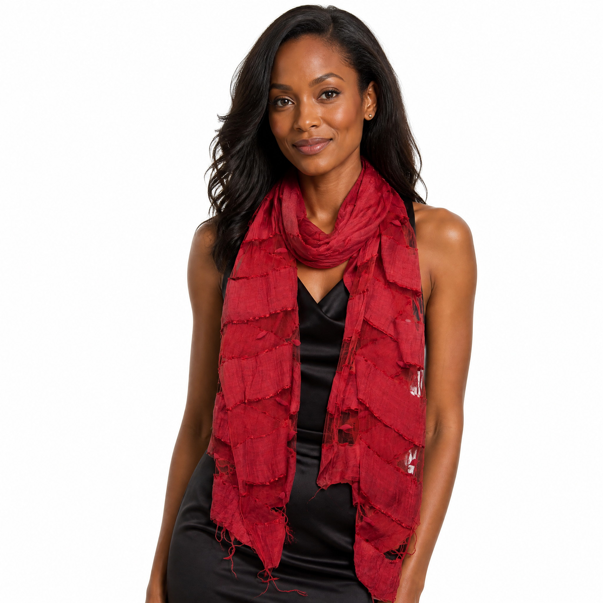 Hand Woven Silk Blended Scarf