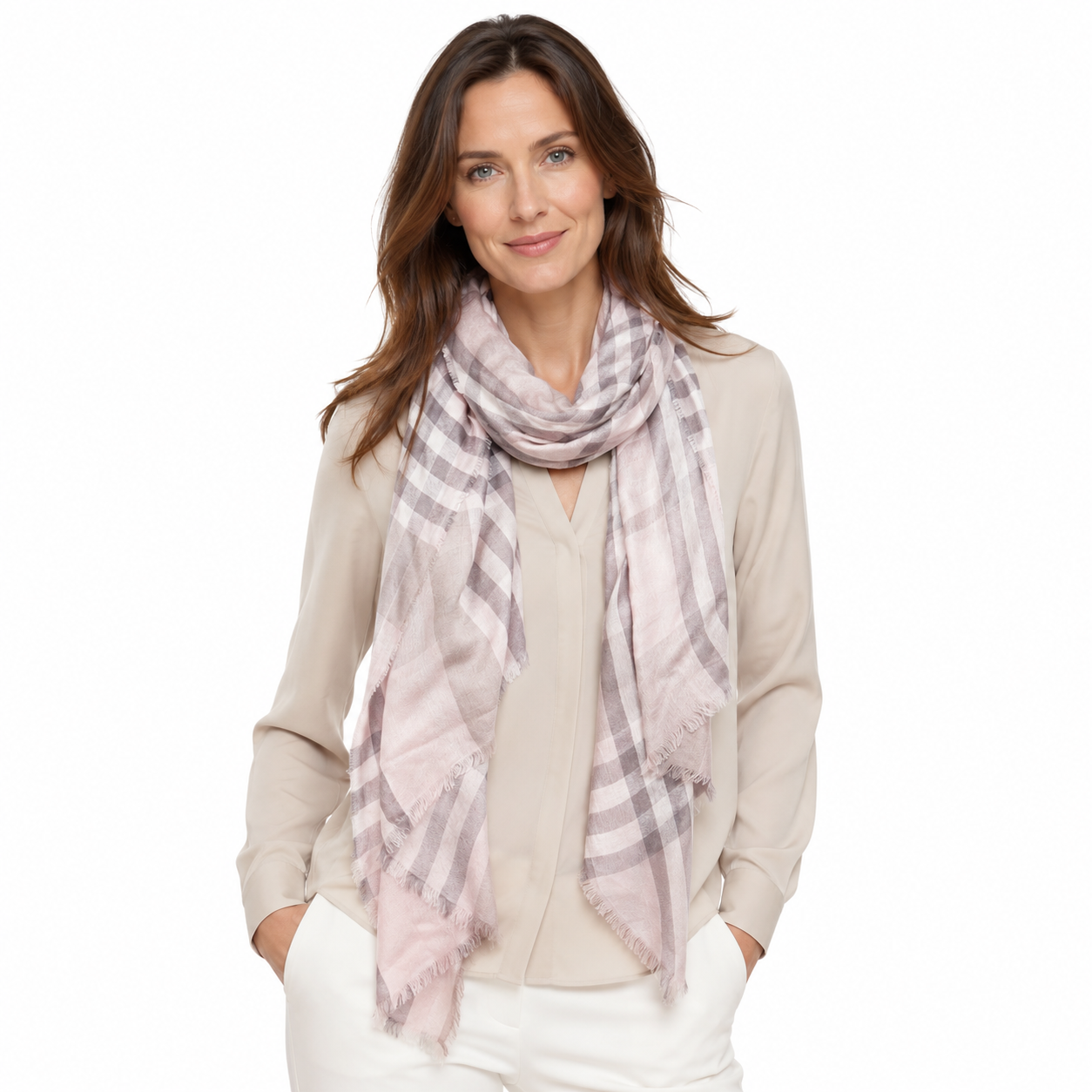 Modern Scottish Plaid Scarves (Contemporary)