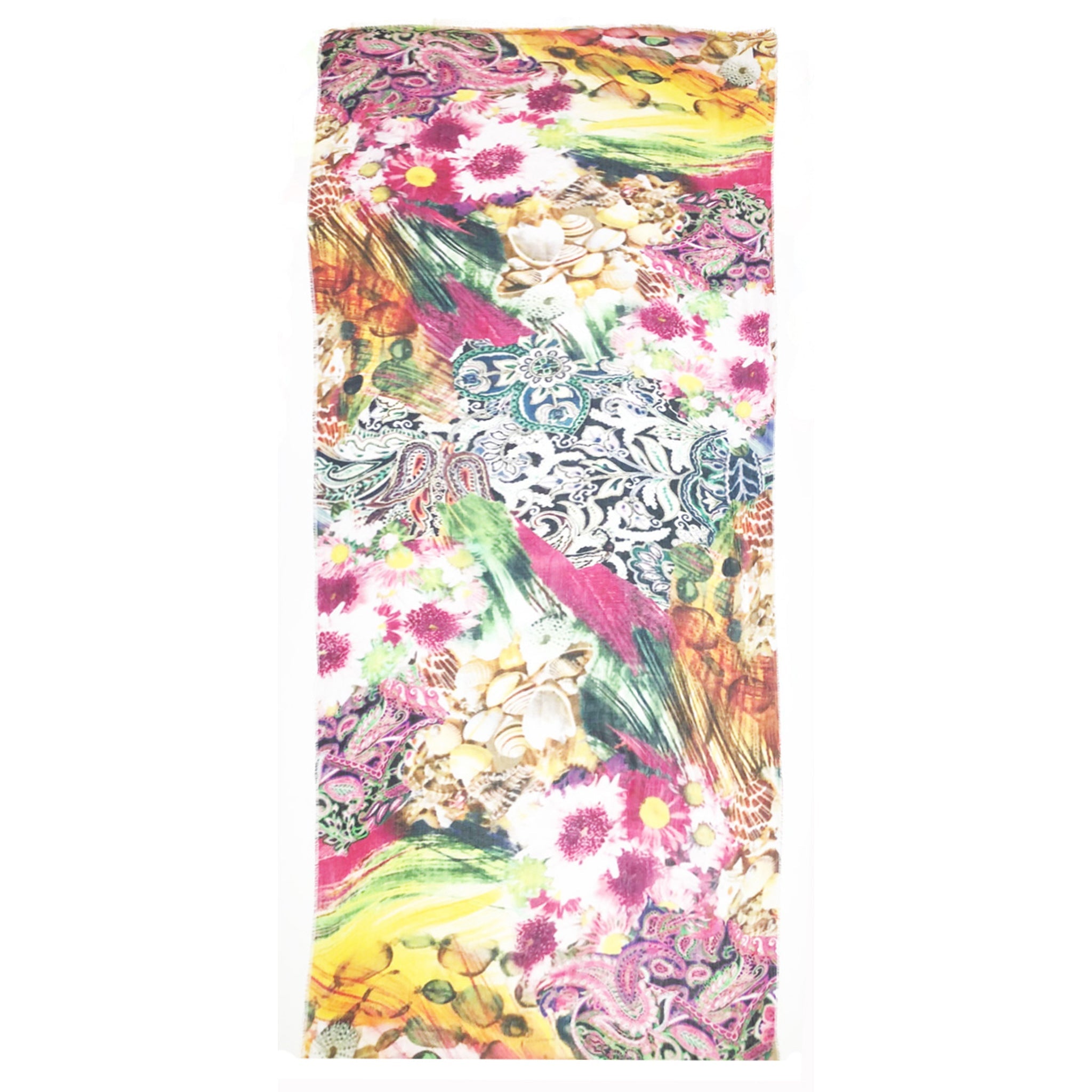 Floral Seashell Scarf