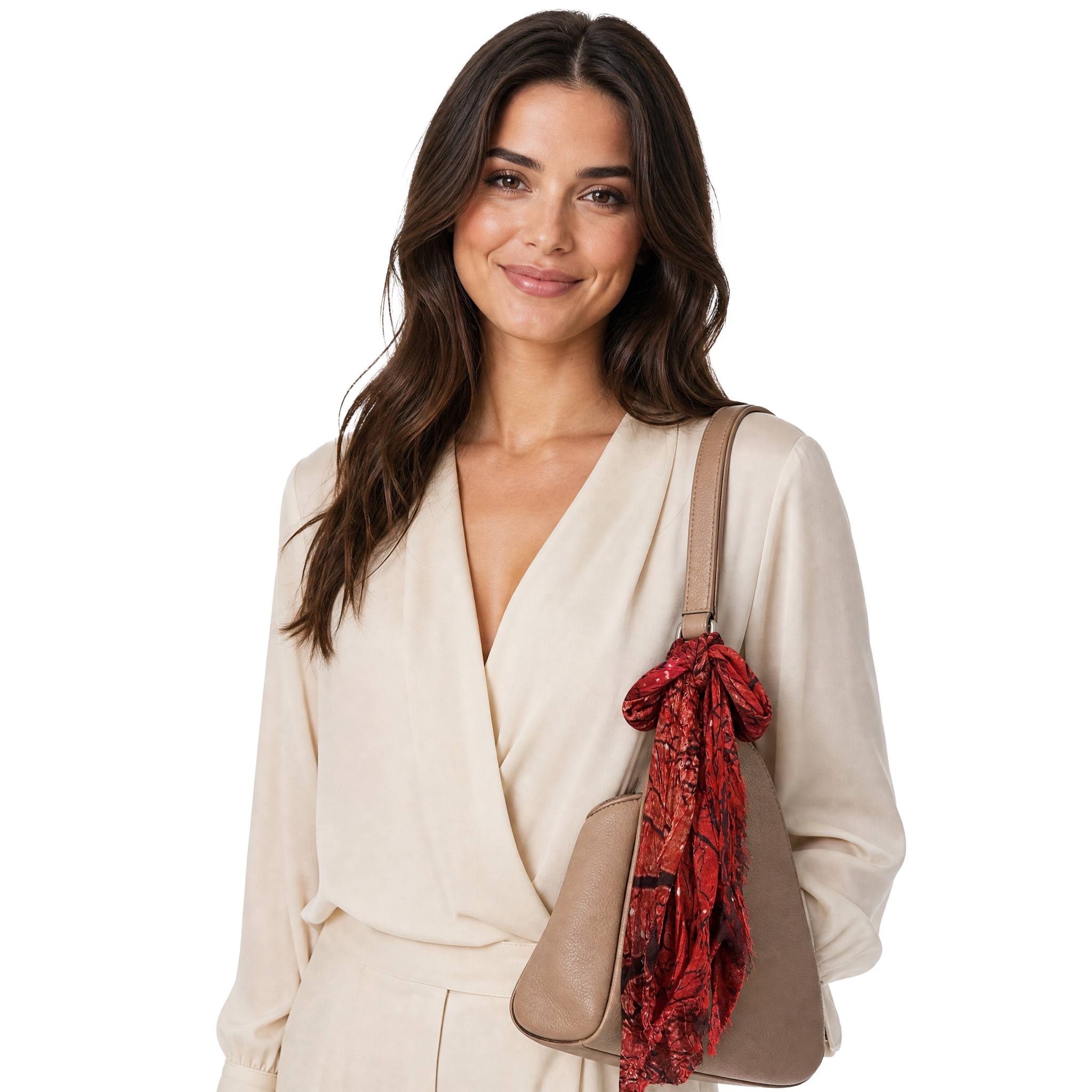 Sky Neckerchief - Marsala - styled