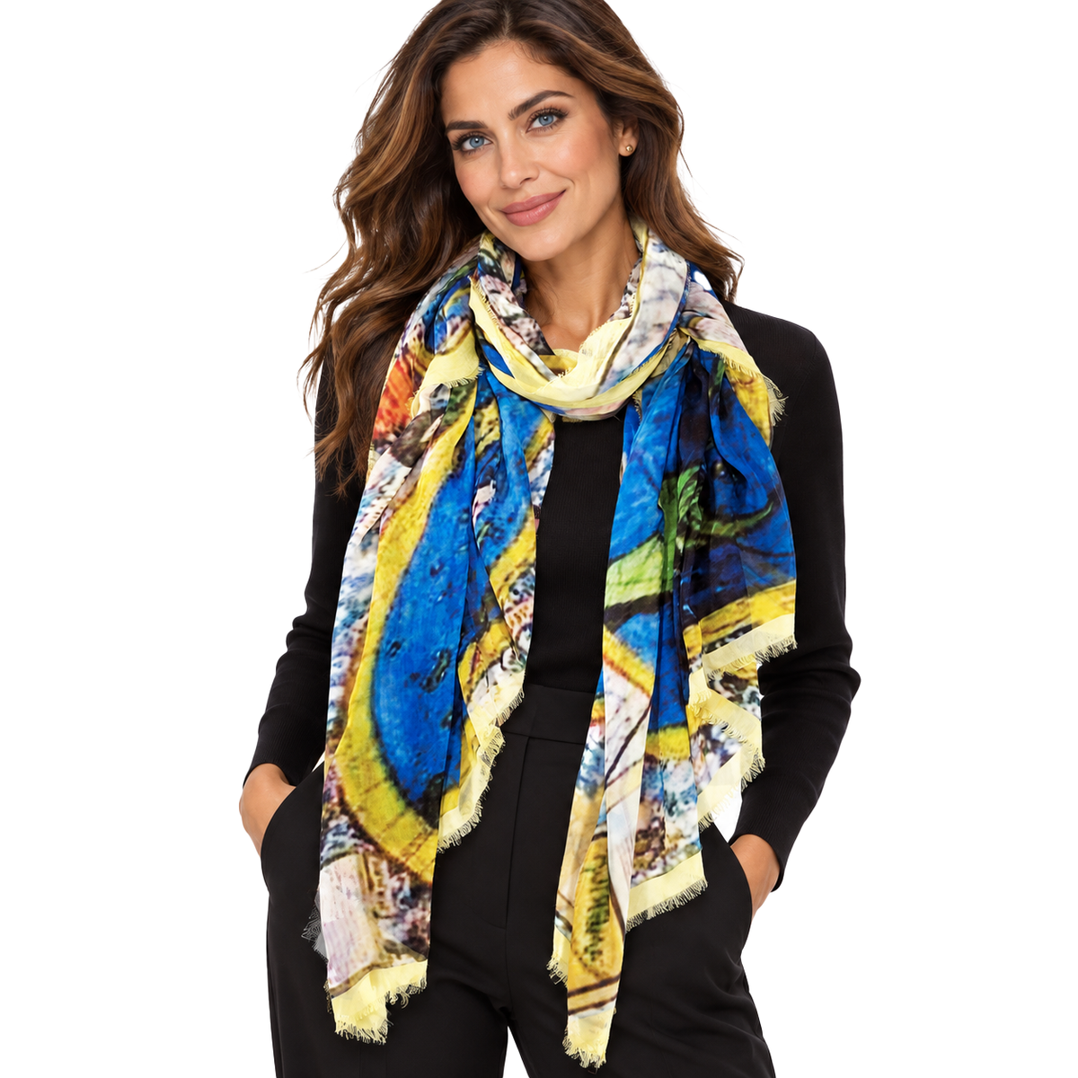 Spanish Map Scarf