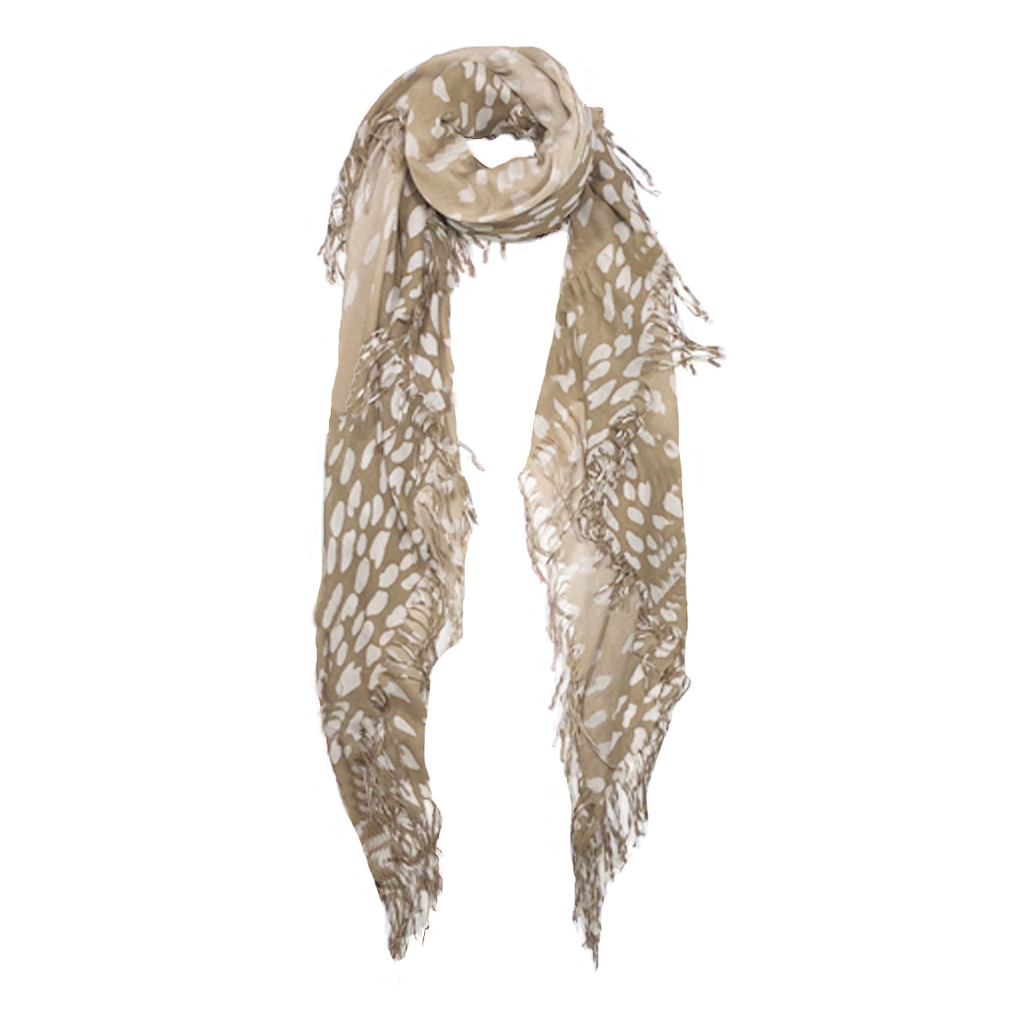 Cashmere Blend Fawn Scarf
