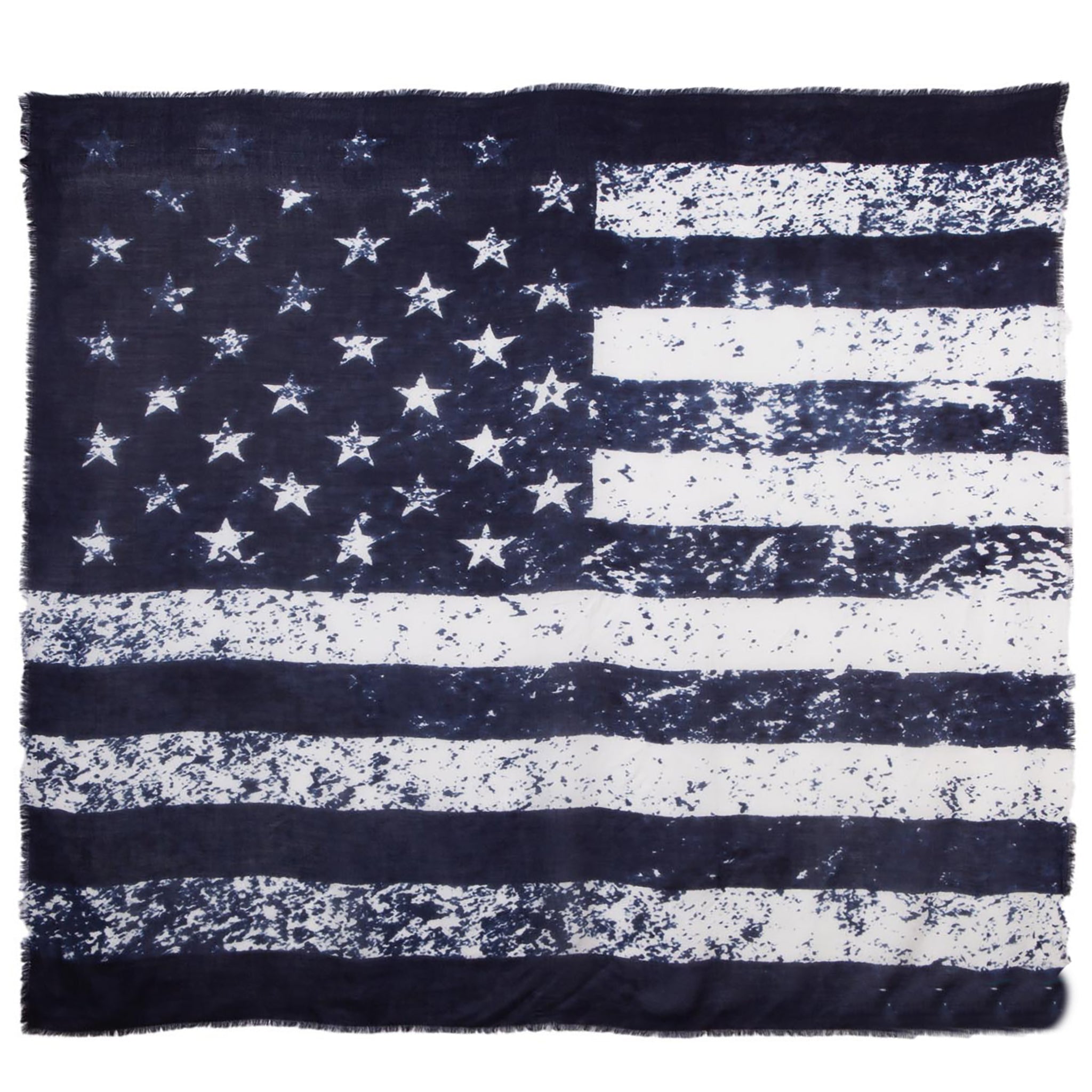 Cashmere Blend Vintage American Flag