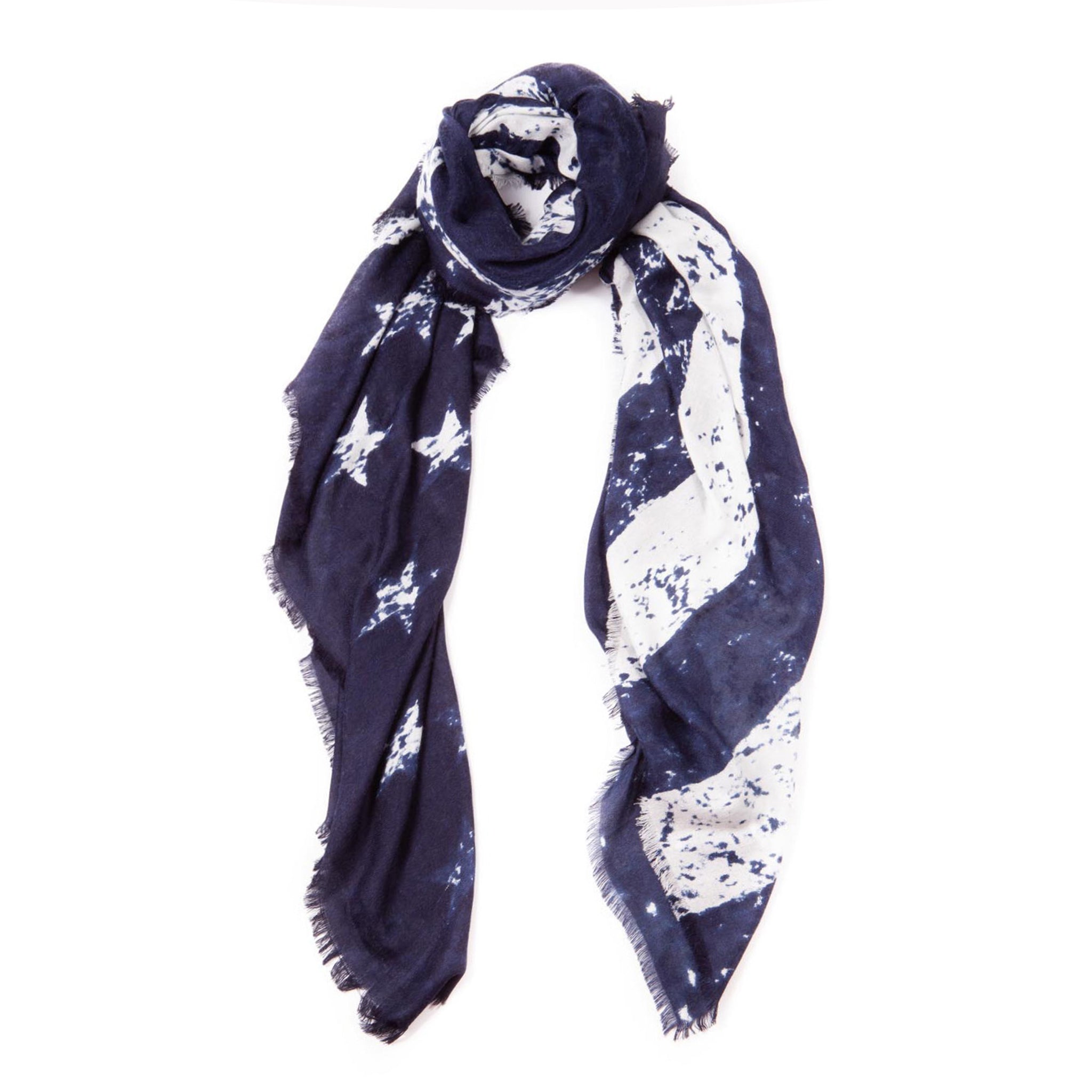 Cashmere Blend Vintage American Flag