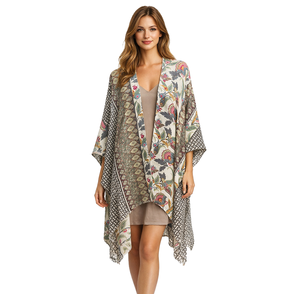 Tulip Paisley Kimono