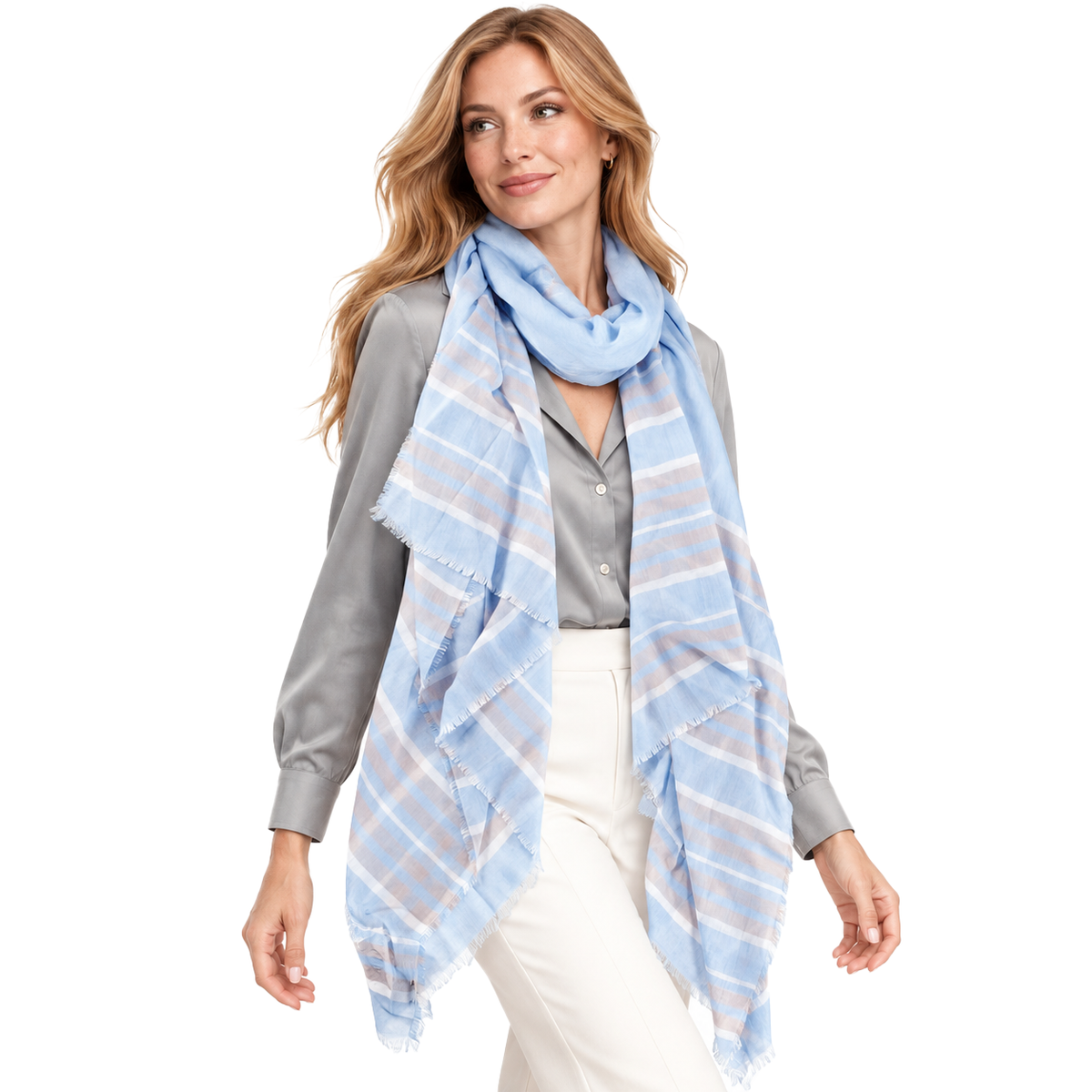 Turkish Cotton Stripe Scarf