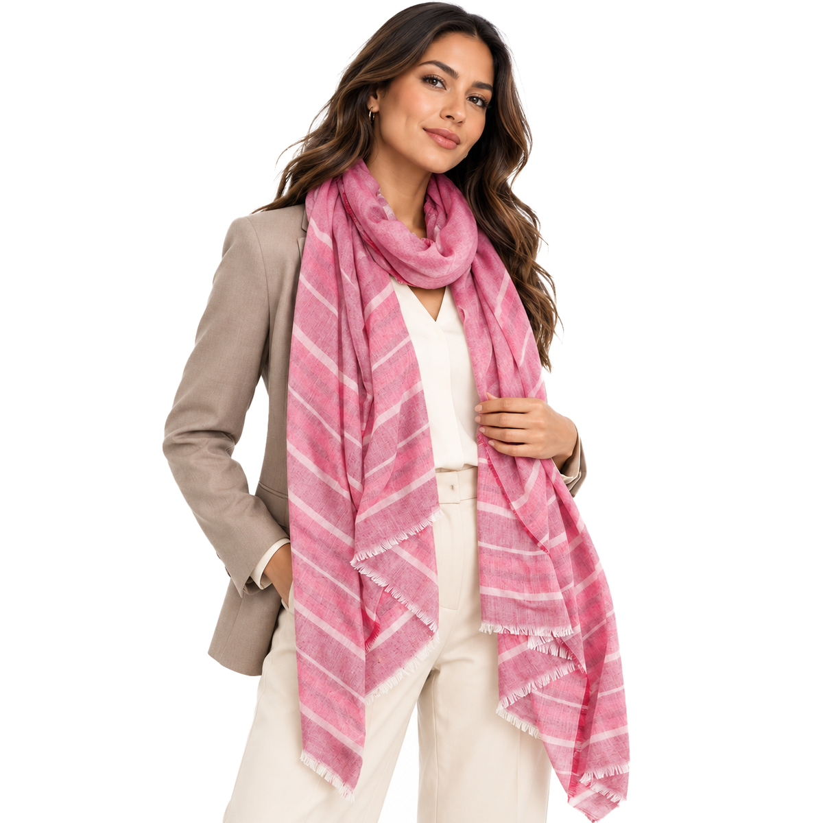 Turkish Cotton Stripe Scarf