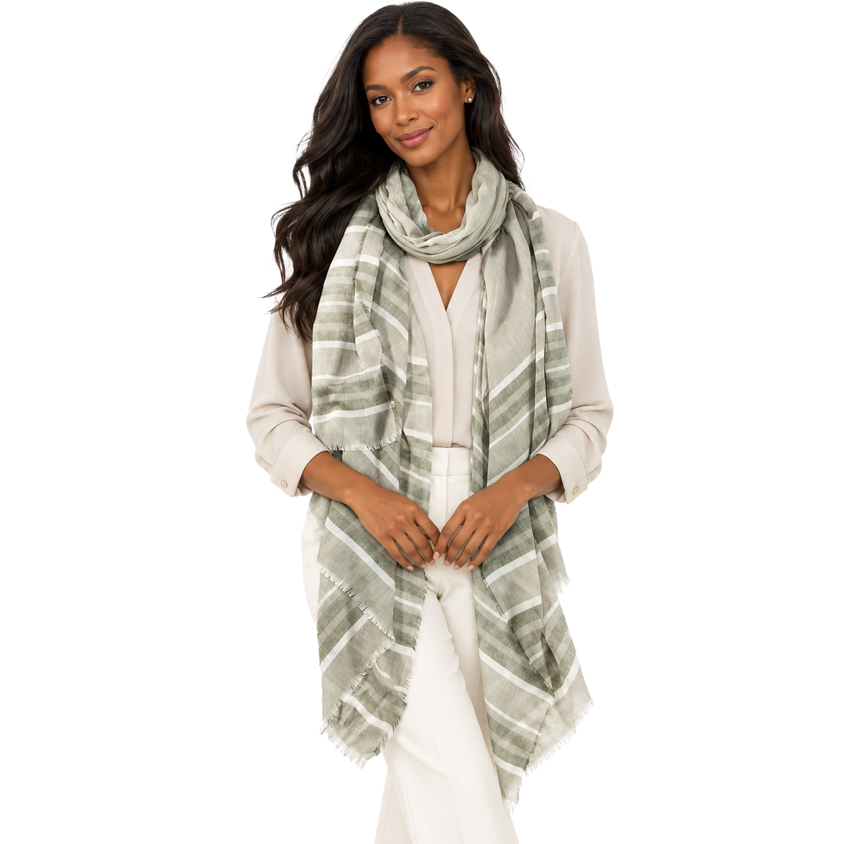Turkish Cotton Stripe Scarf