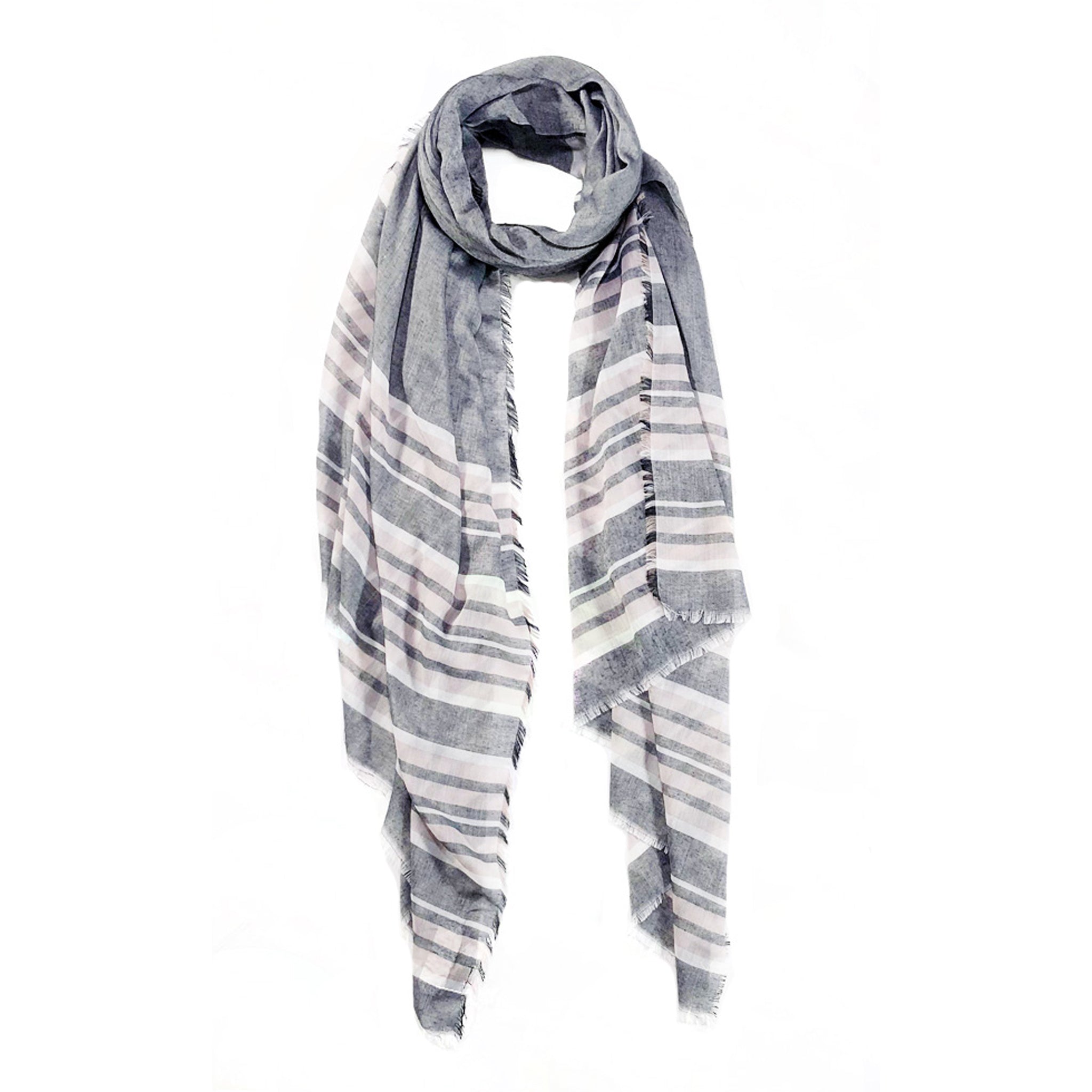 Turkish Cotton Stripe Scarf