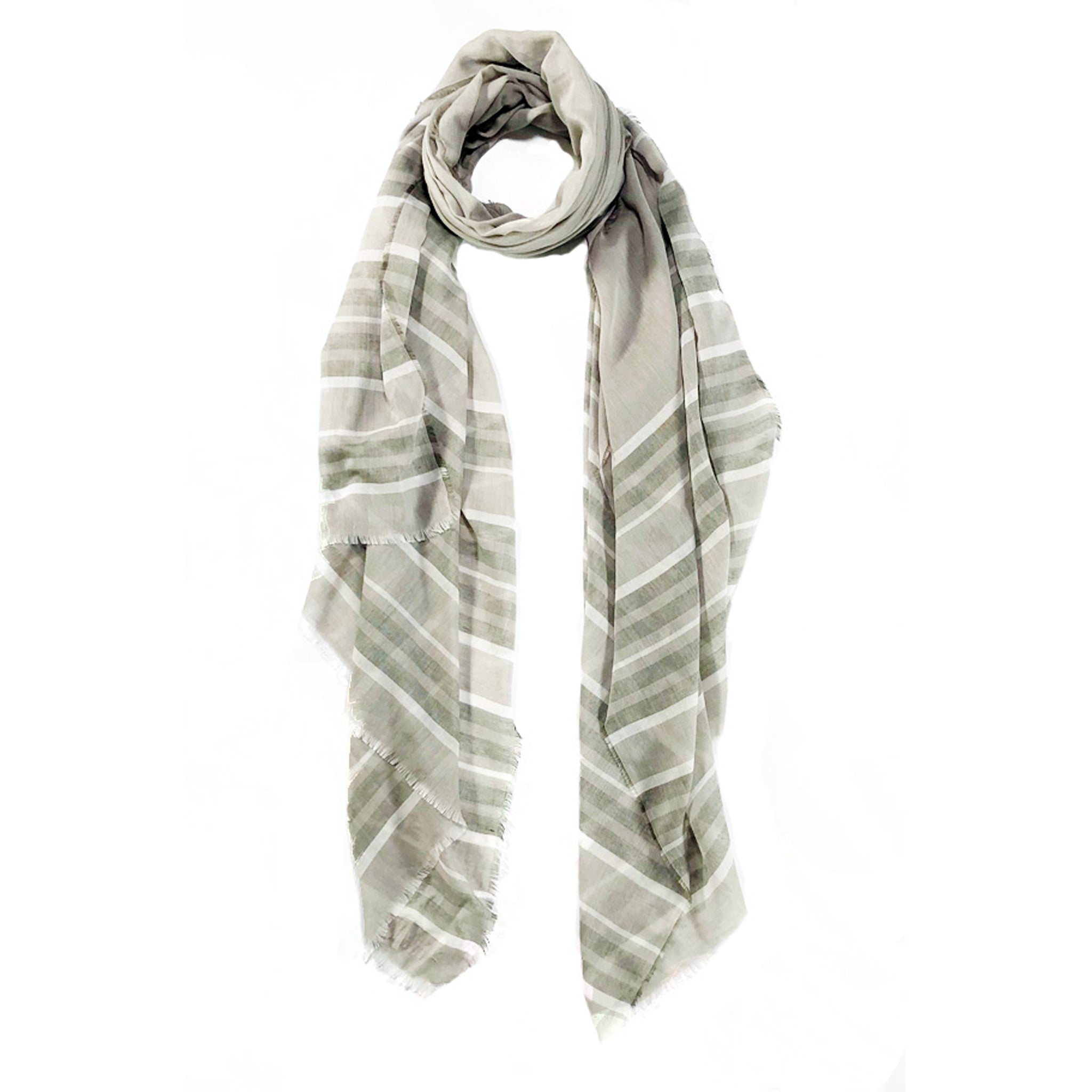 Turkish Cotton Stripe Scarf