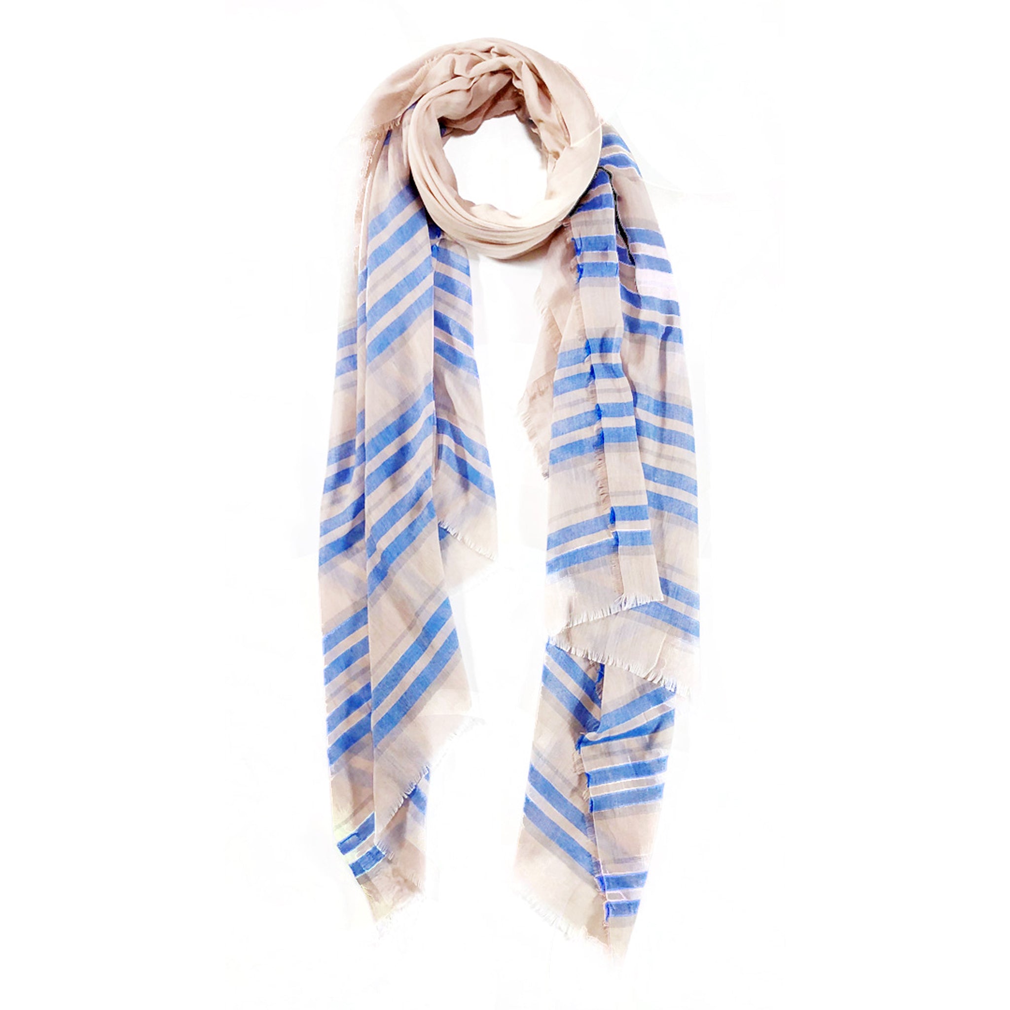 Turkish Cotton Stripe Scarf