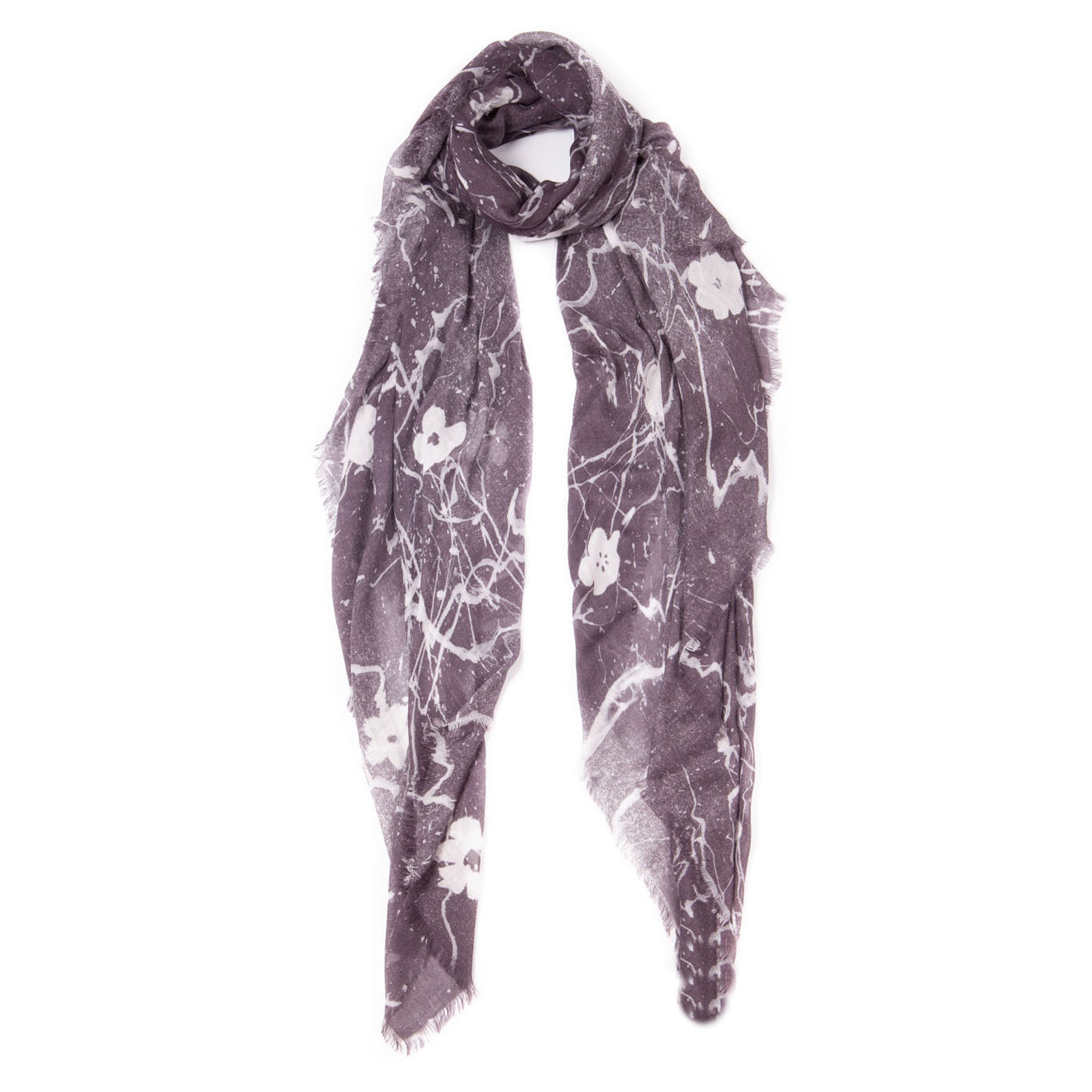 Vintage Cashmere Floral Fade Scarf