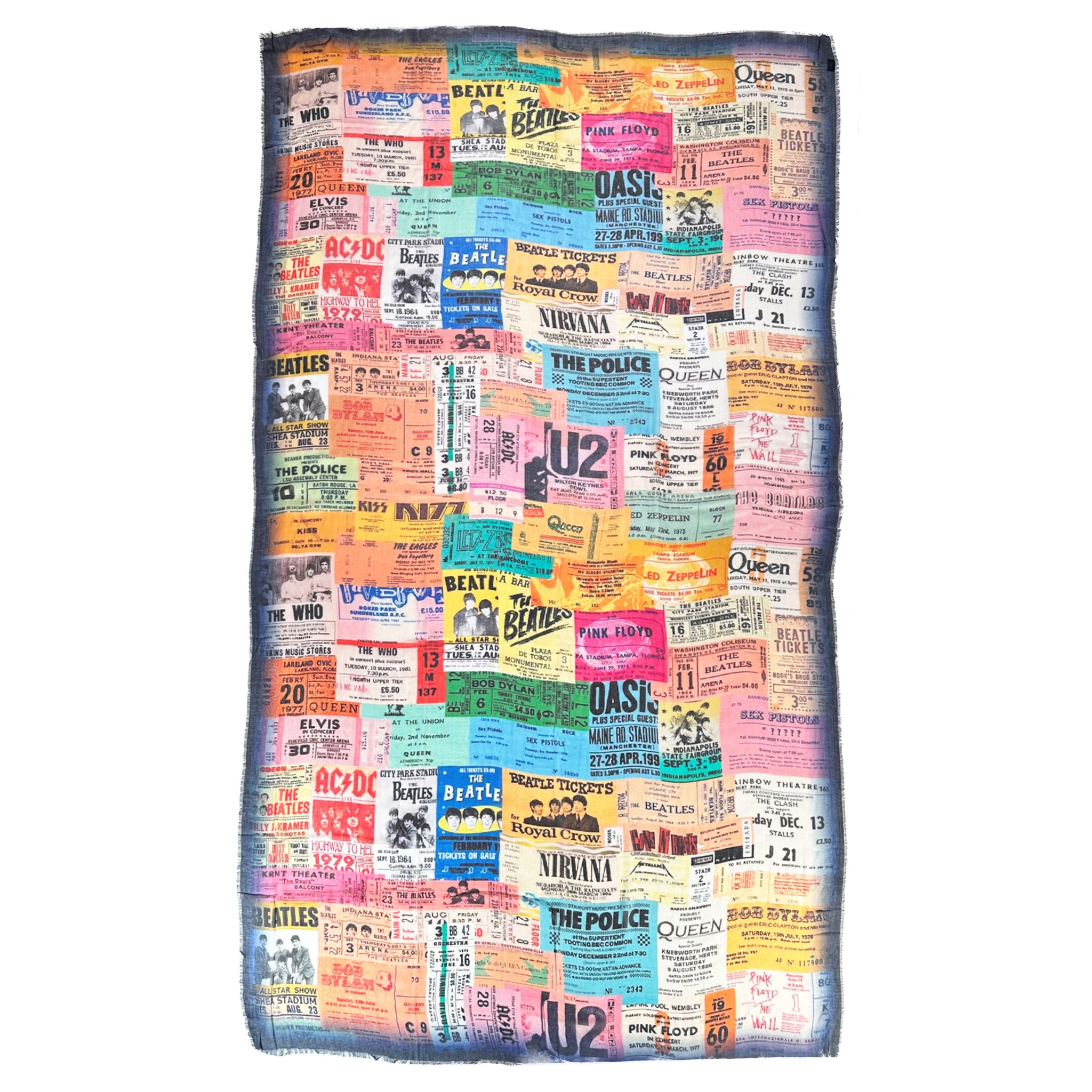 Vintage Concert Posters Scarf